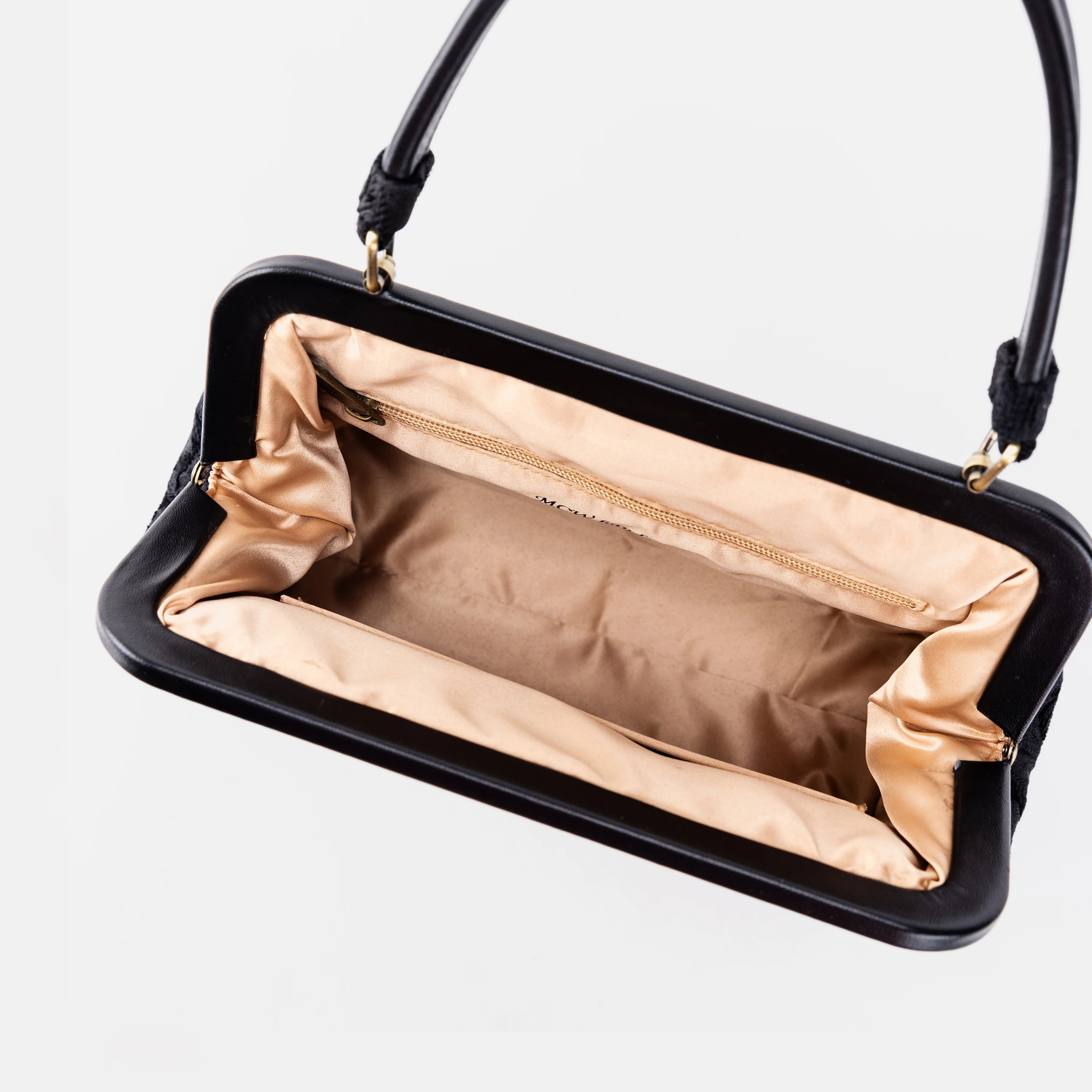 Victorian Blossom Black/Black Alma Satchel - Image 2