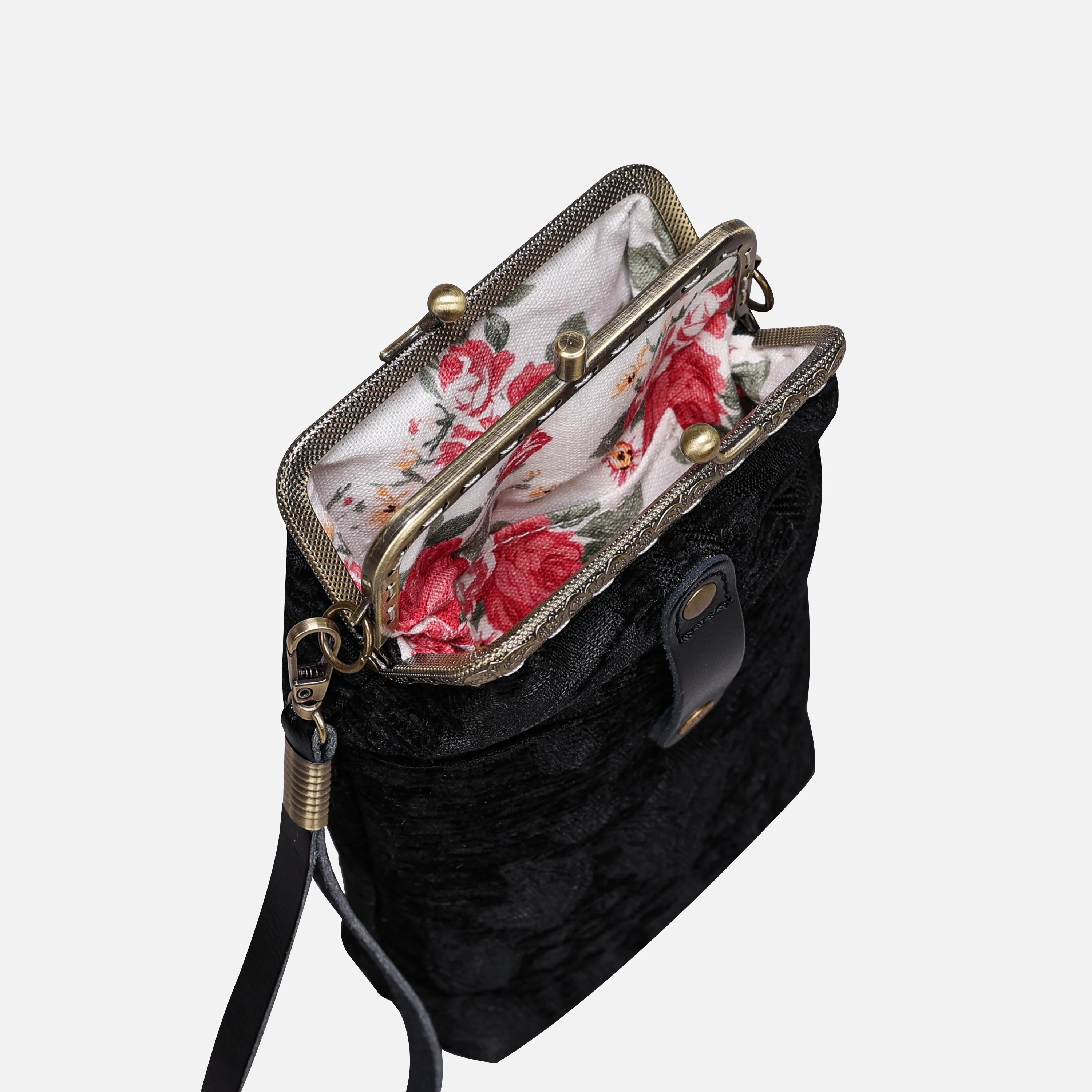 Victorian Blossom Black/Black Carpet Phone Case - Image 7