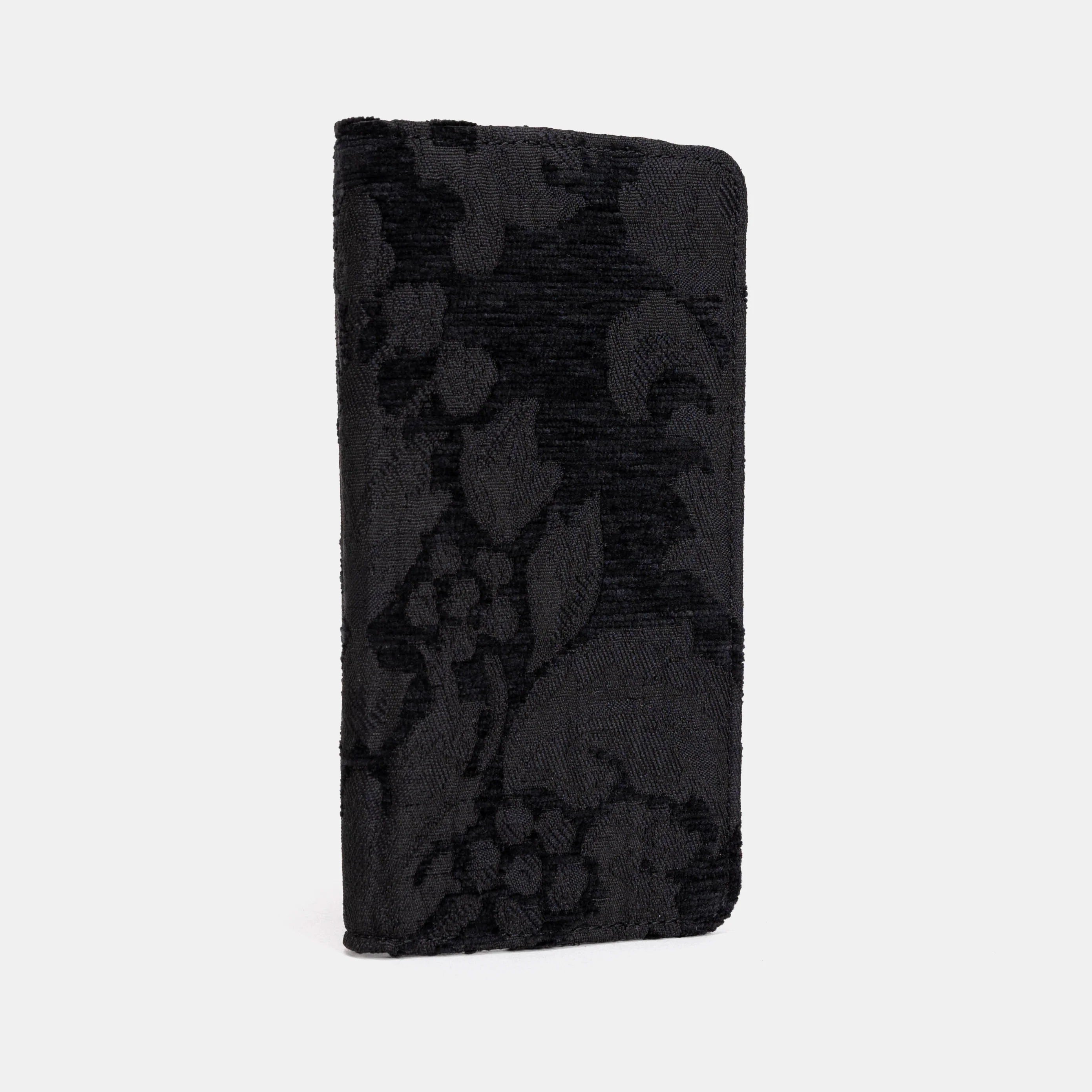 Victorian Blossom Black/Black Checkbook Cover - Image 2
