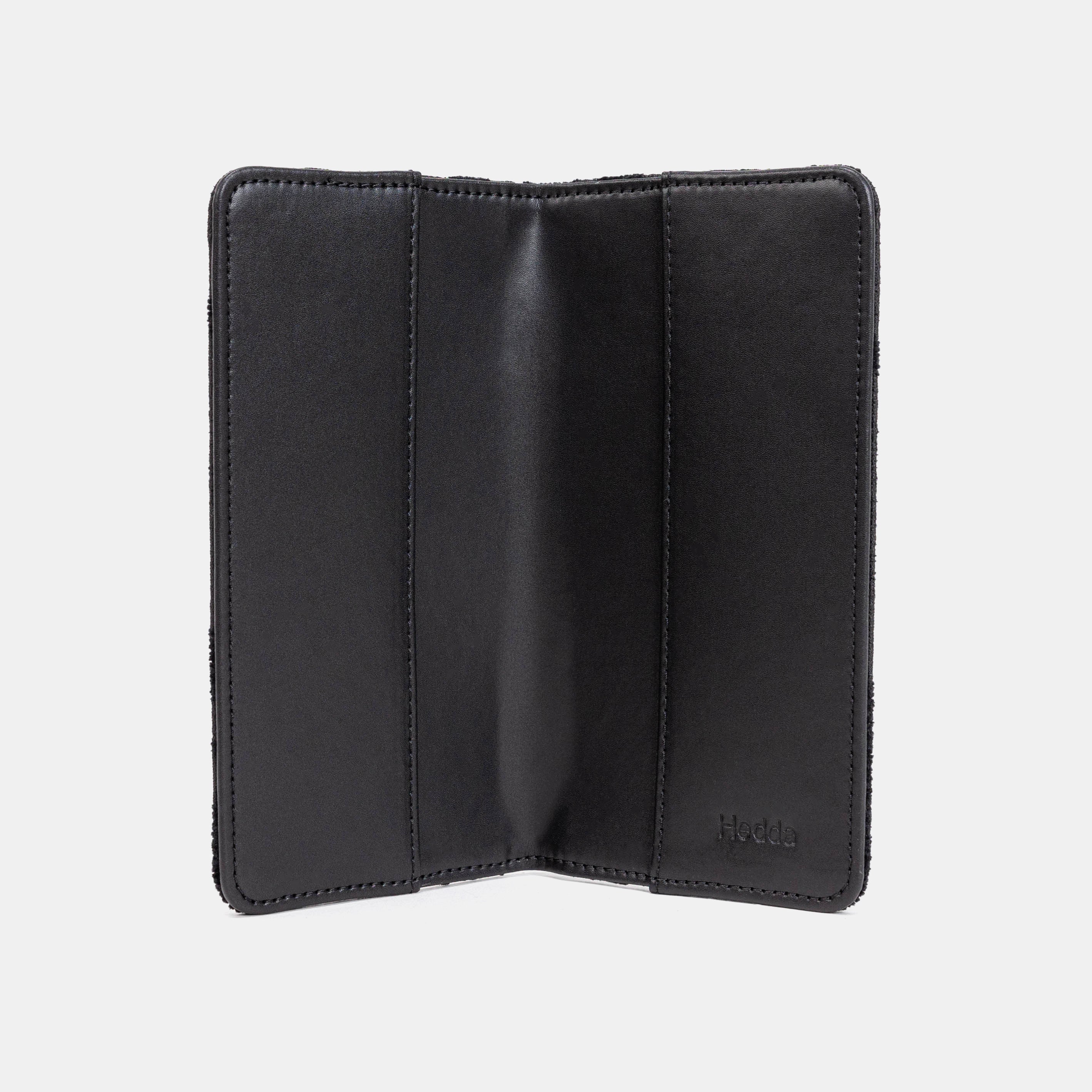 Victorian Blossom Black/Black Checkbook Cover - Image 3