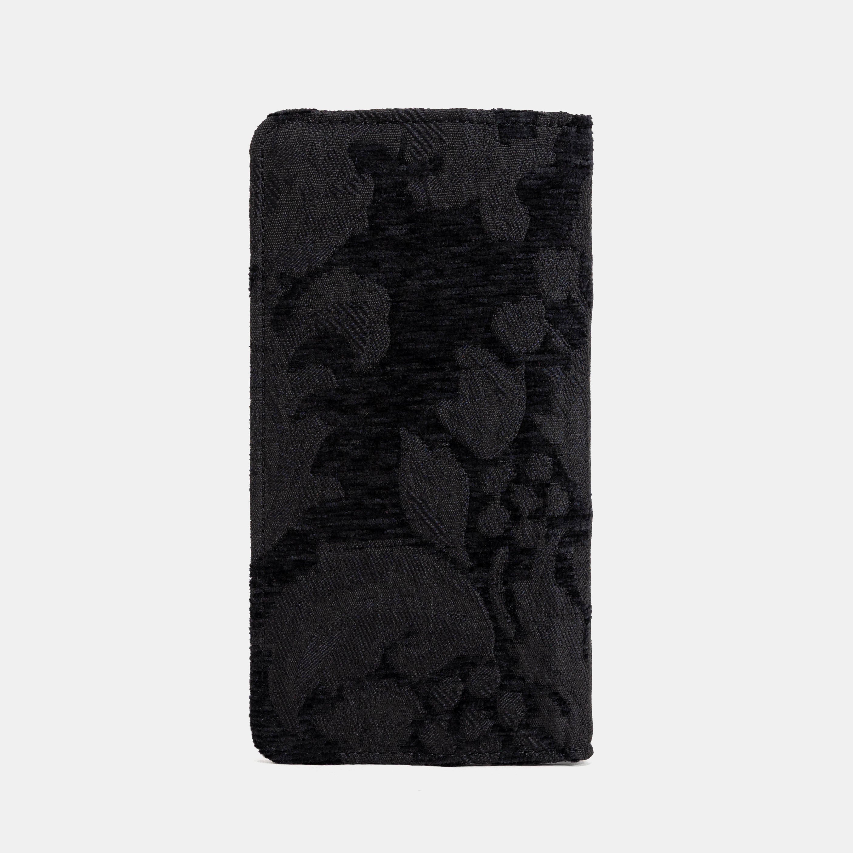 Victorian Blossom Black/Black Checkbook Cover - Image 6