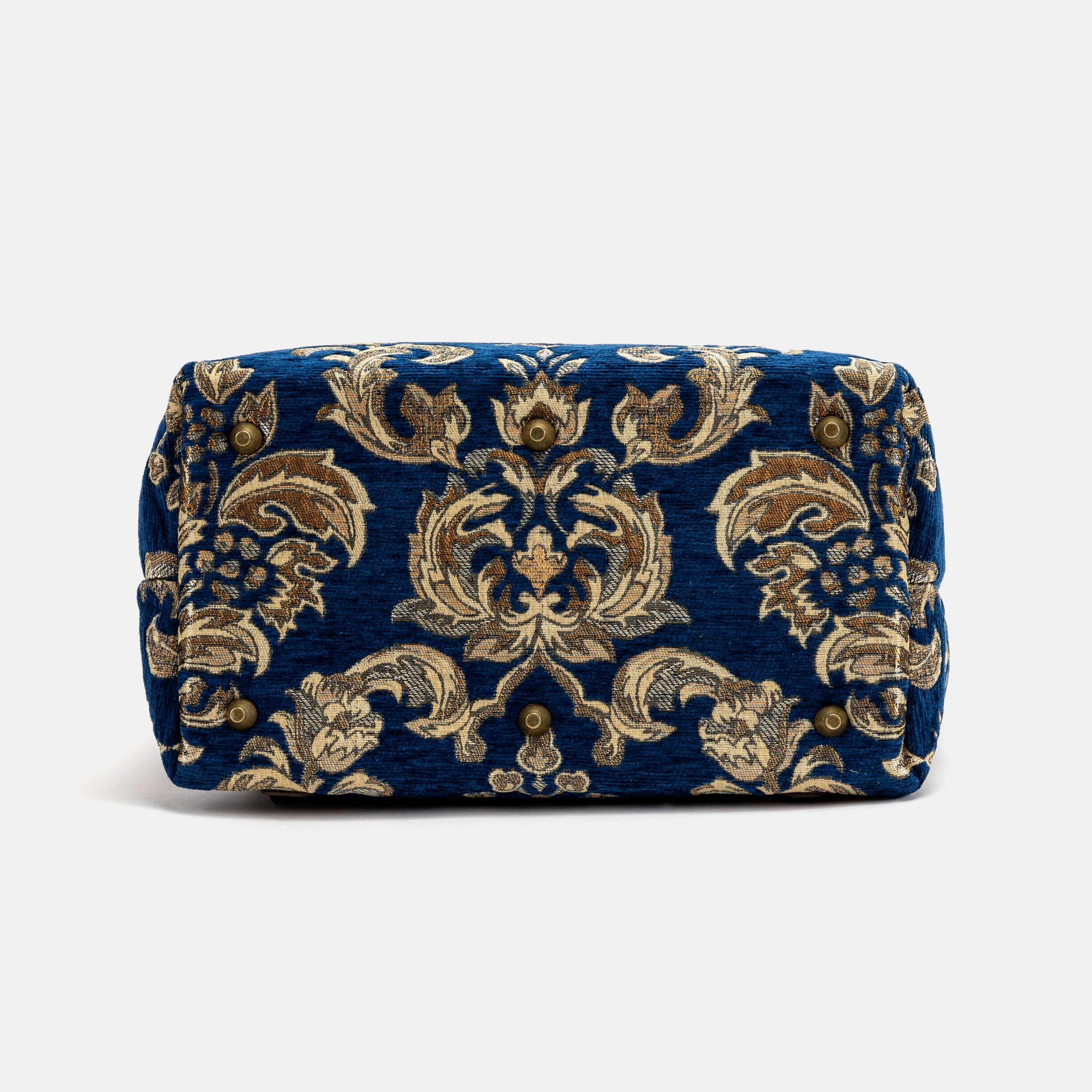 Victorian Blossom Blue/Gold Carpet Laptop Backpack - Image 7