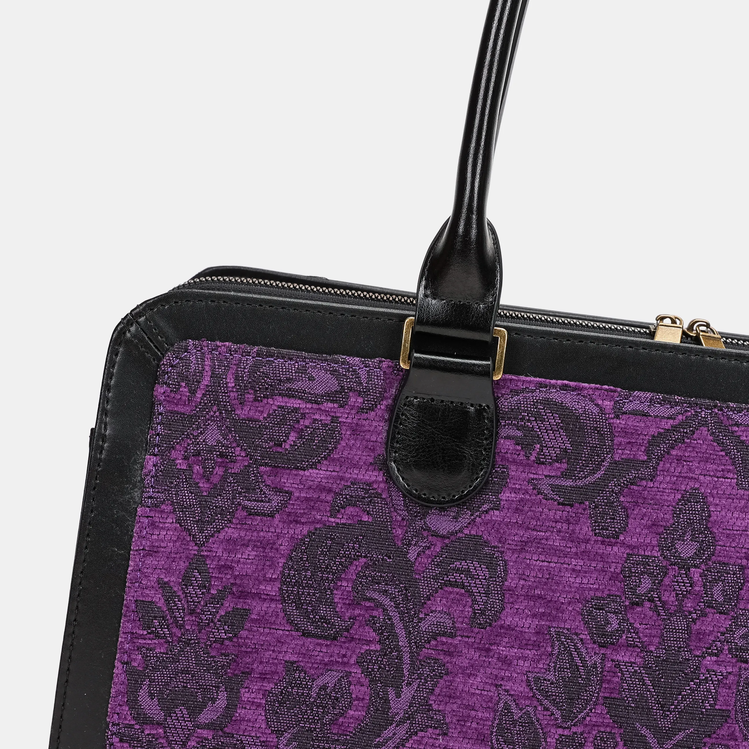 Victorian Blossom Purple Business Tote - Image 5