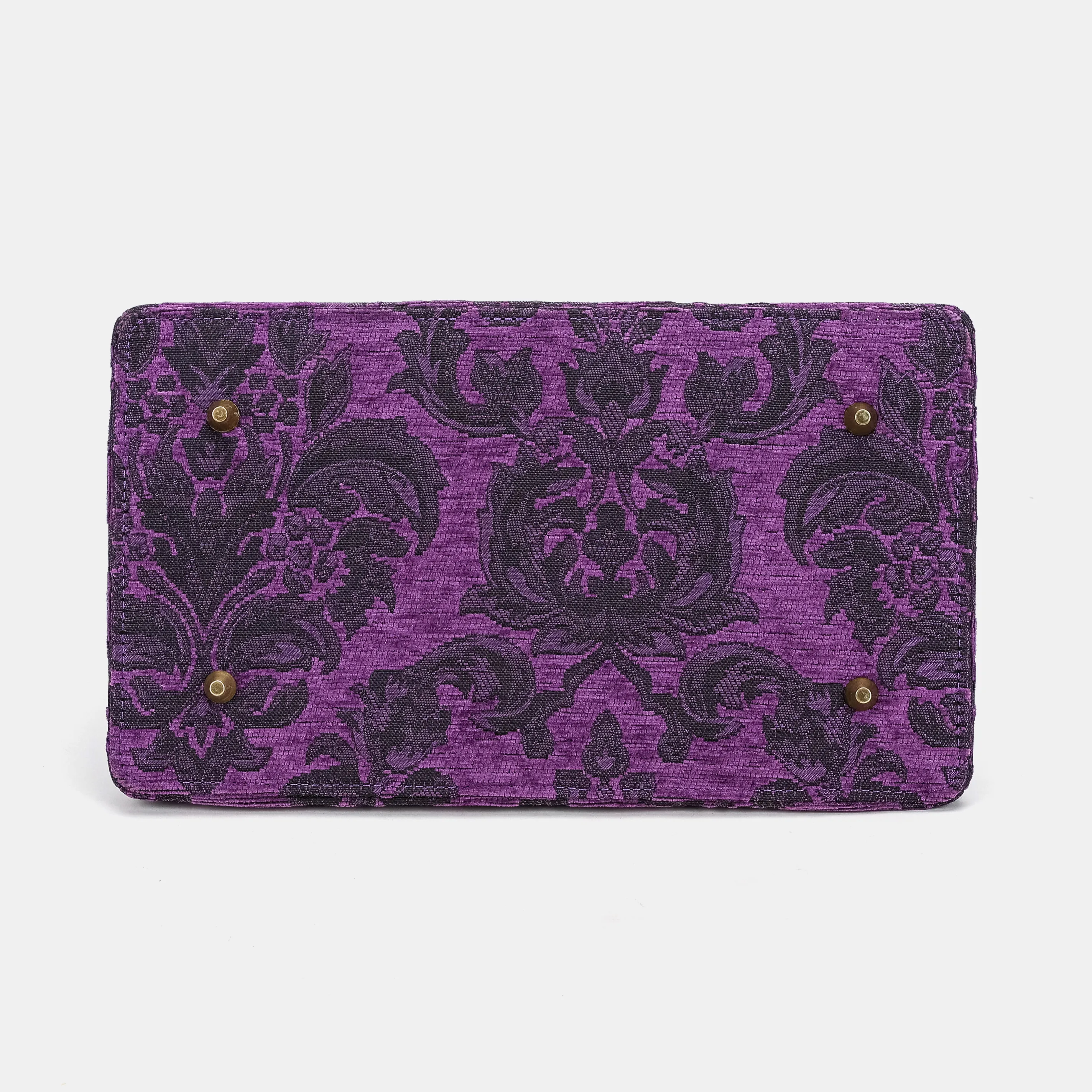 Victorian Blossom Purple Celine Carpet Gladstone Bag - Image 7