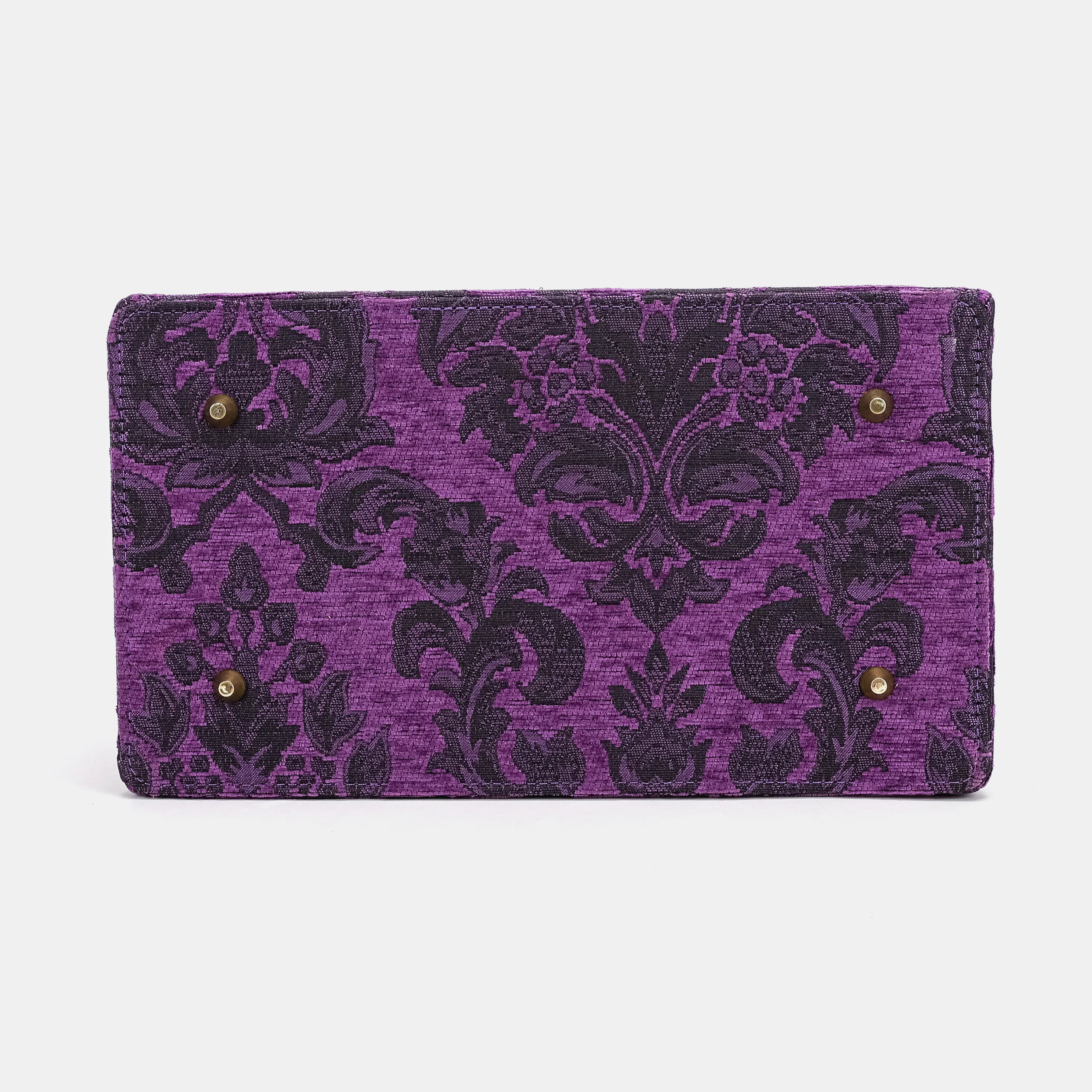 Victorian Blossom Purple Genevieve Carpet Gladstone Bag - Image 9