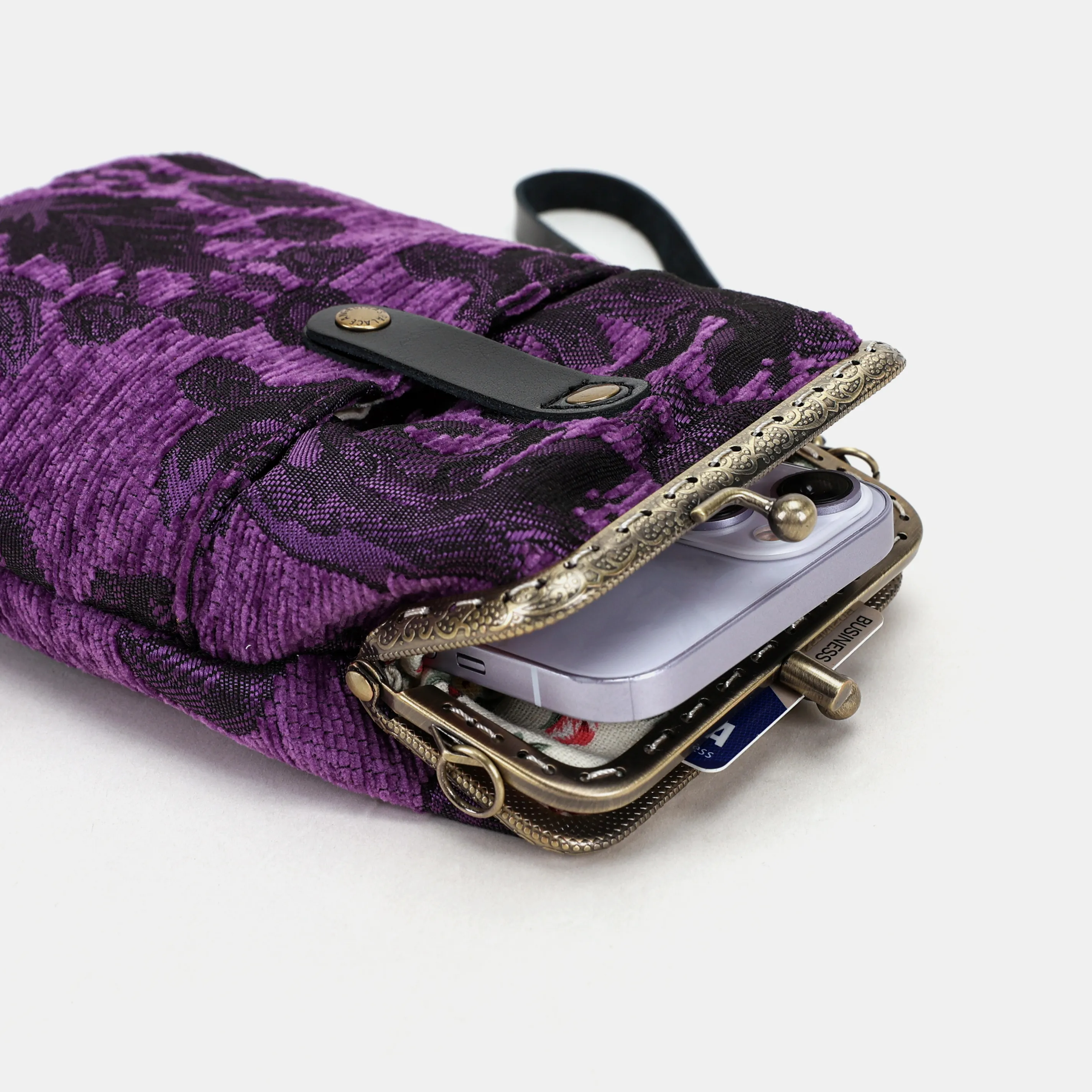 Victorian Blossom Purple Carpet Phone Case - Image 7