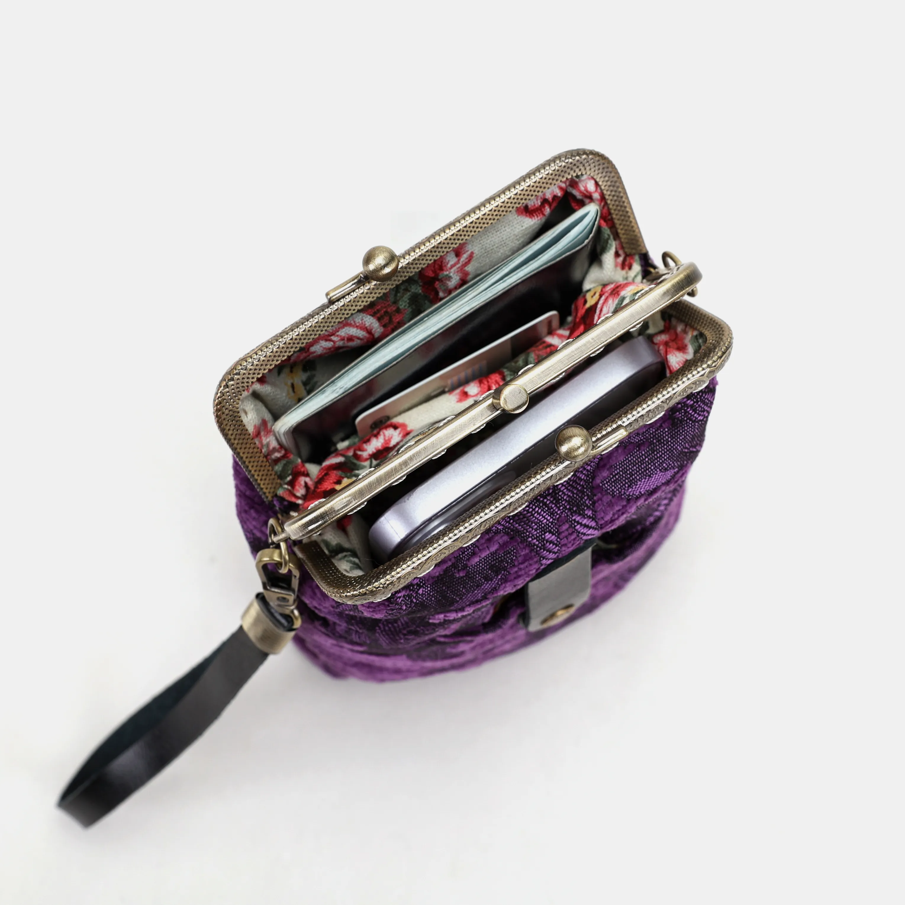Victorian Blossom Purple Carpet Phone Case - Image 8