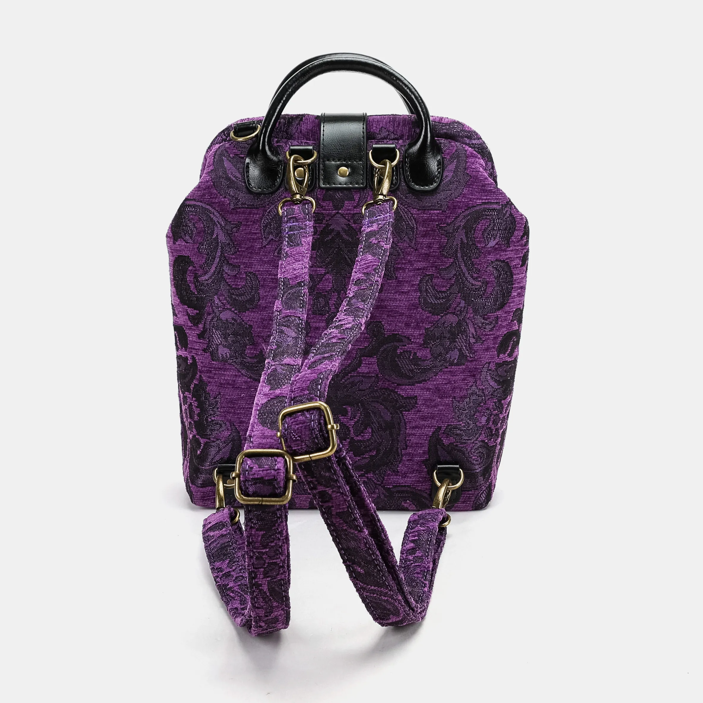 Victorian Blossom Purple Everyday Backpack - Image 5