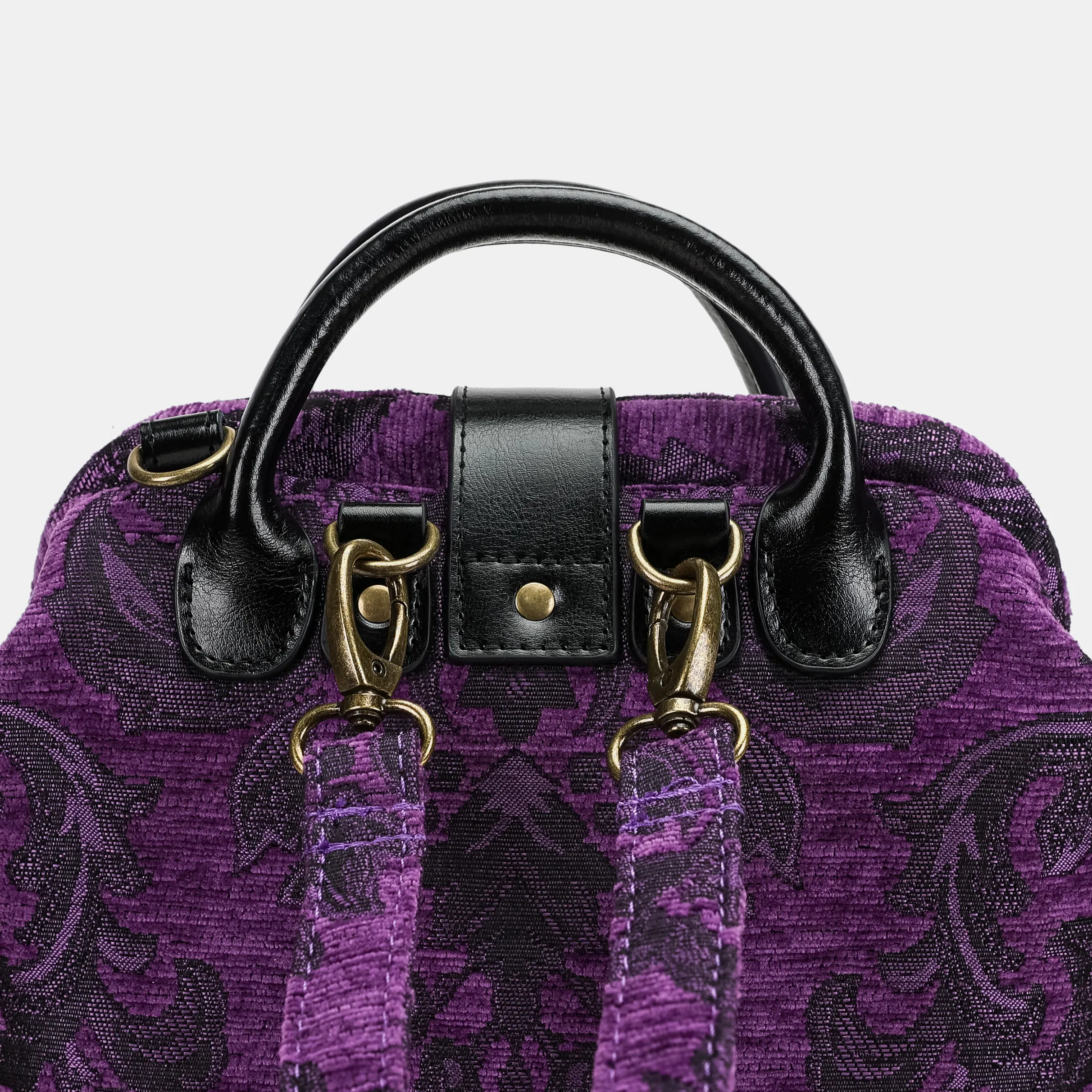 Victorian Blossom Purple Everyday Backpack - Image 6