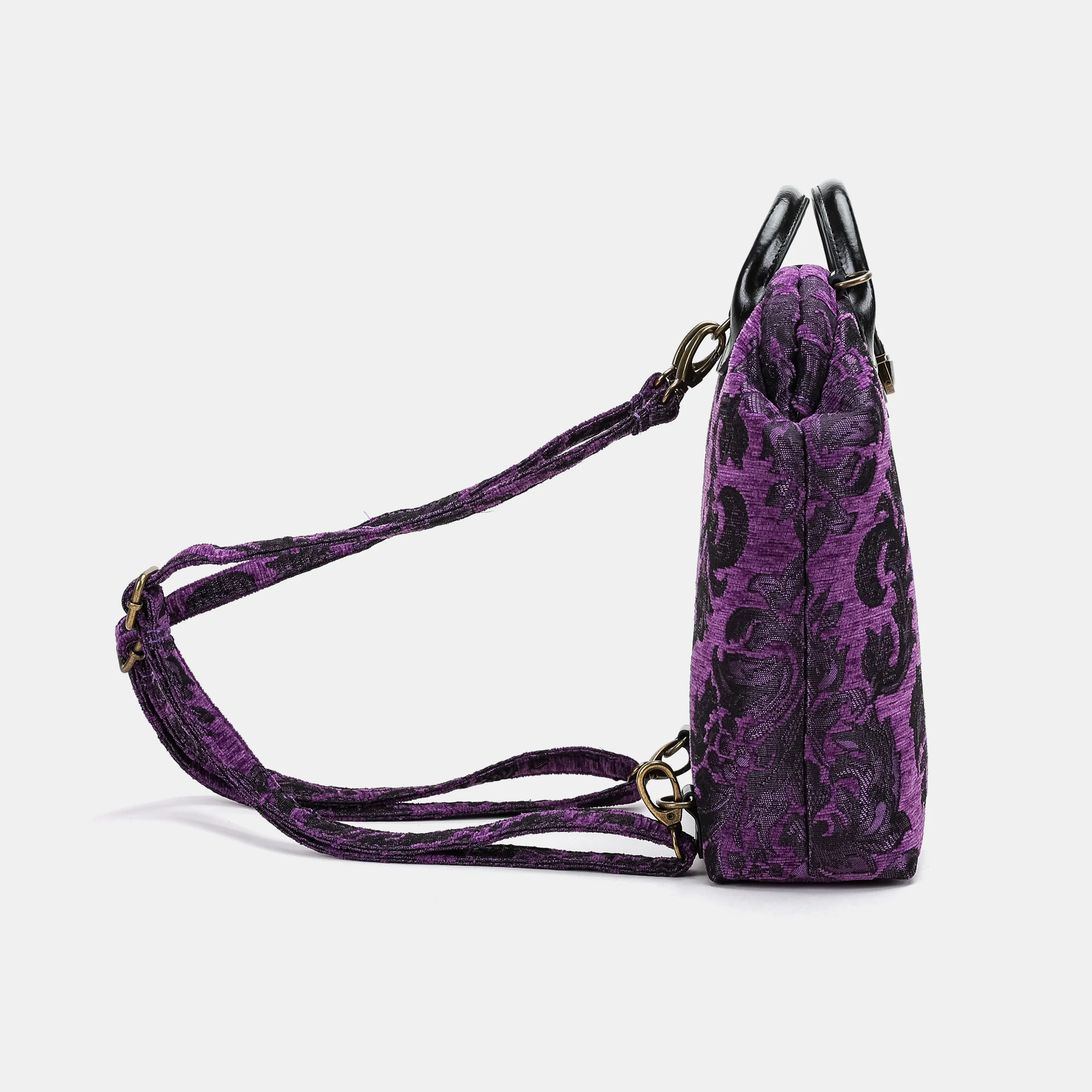 Victorian Blossom Purple Everyday Backpack - Image 7