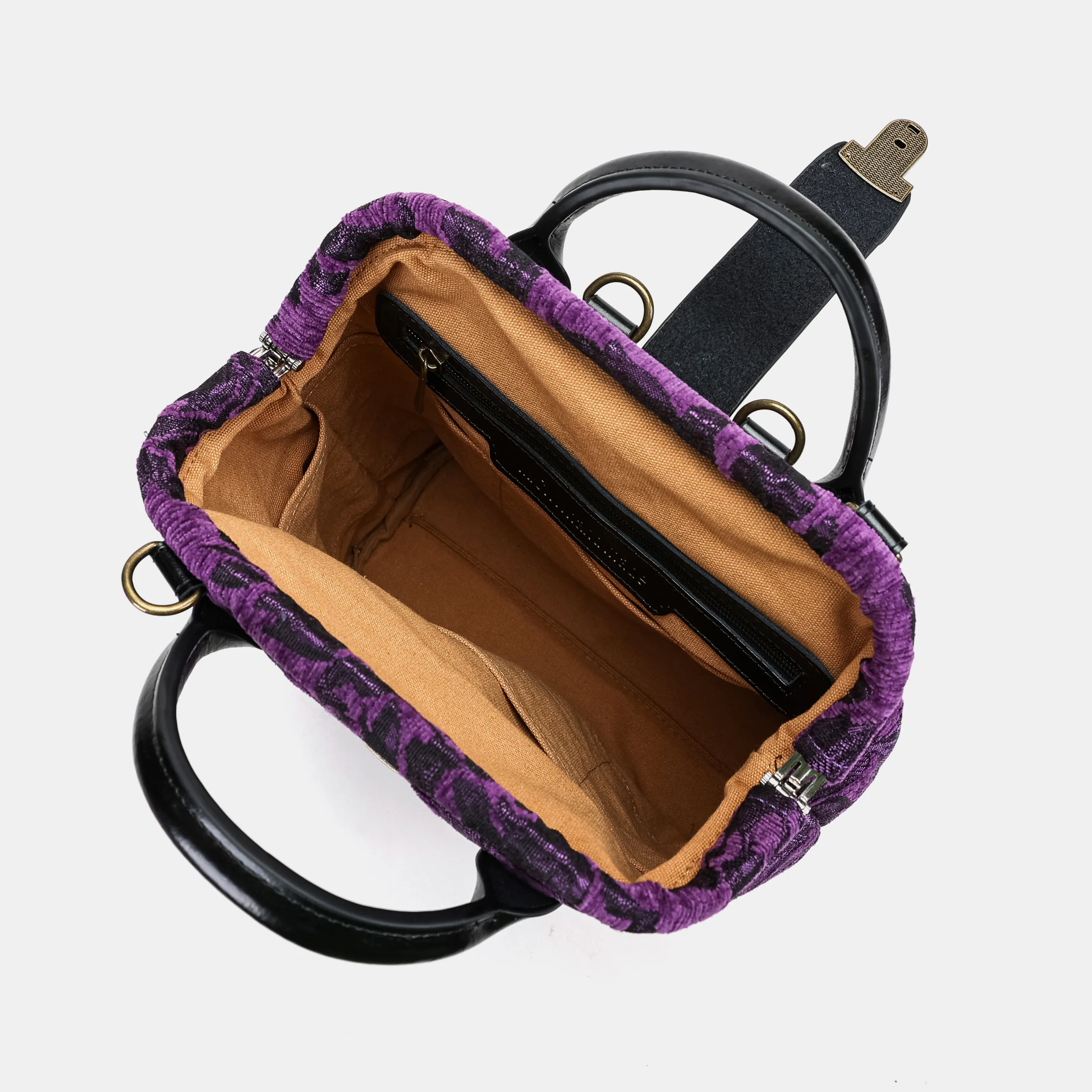 Victorian Blossom Purple Everyday Backpack - Image 9