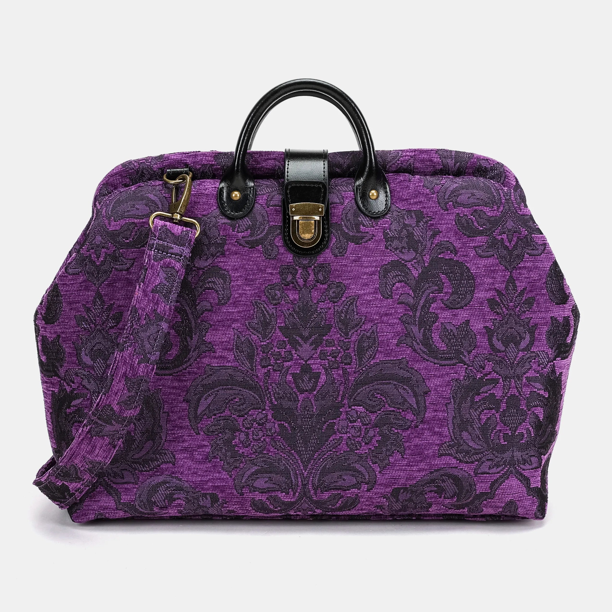 Victorian Blossom Purple Laptop Work Bag