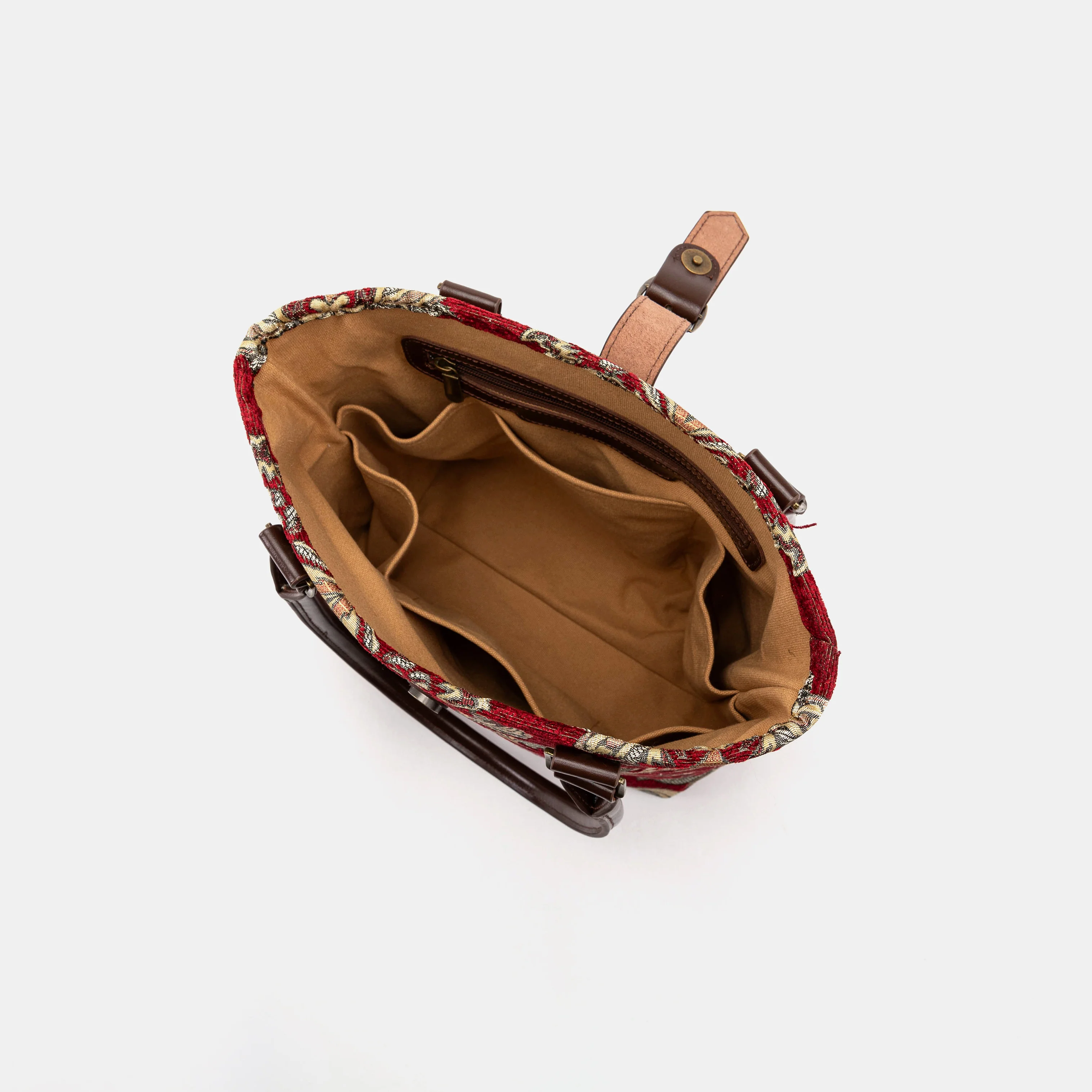 Victorian Blossom Red Everyday Tote - Image 7