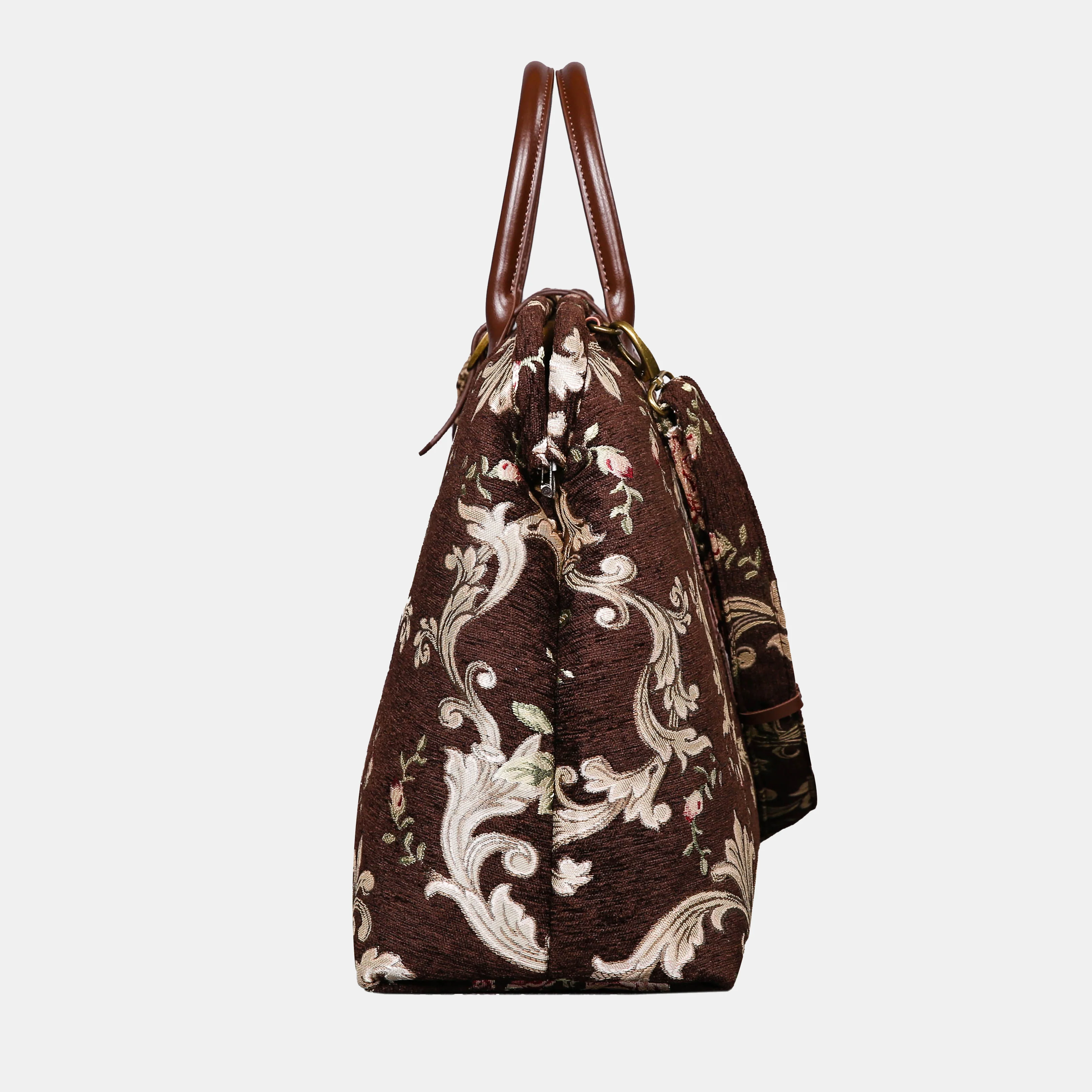 Baroque Garden Brown Mary Poppins Weekender - Image 4