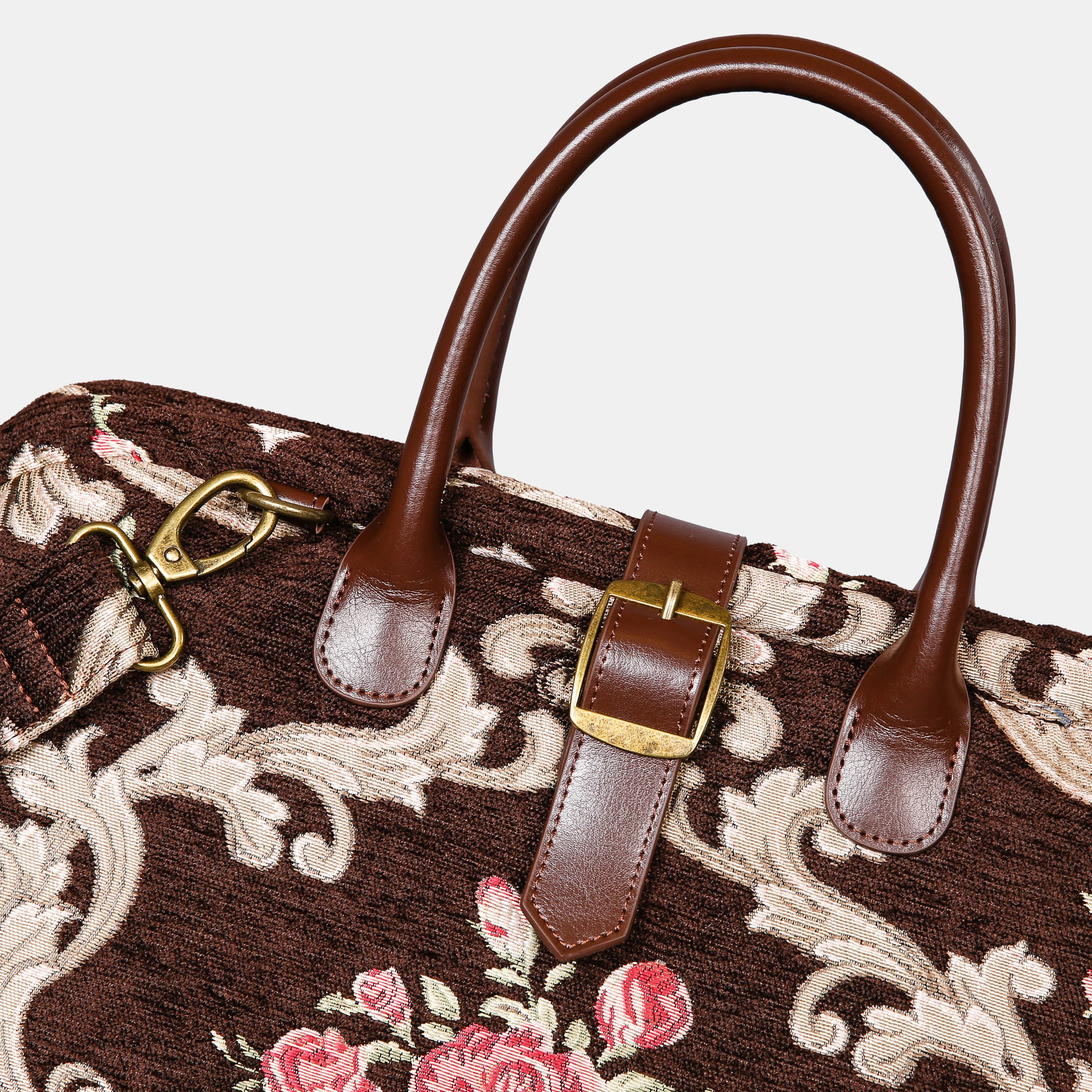 Baroque Garden Brown Mary Poppins Weekender - Image 5