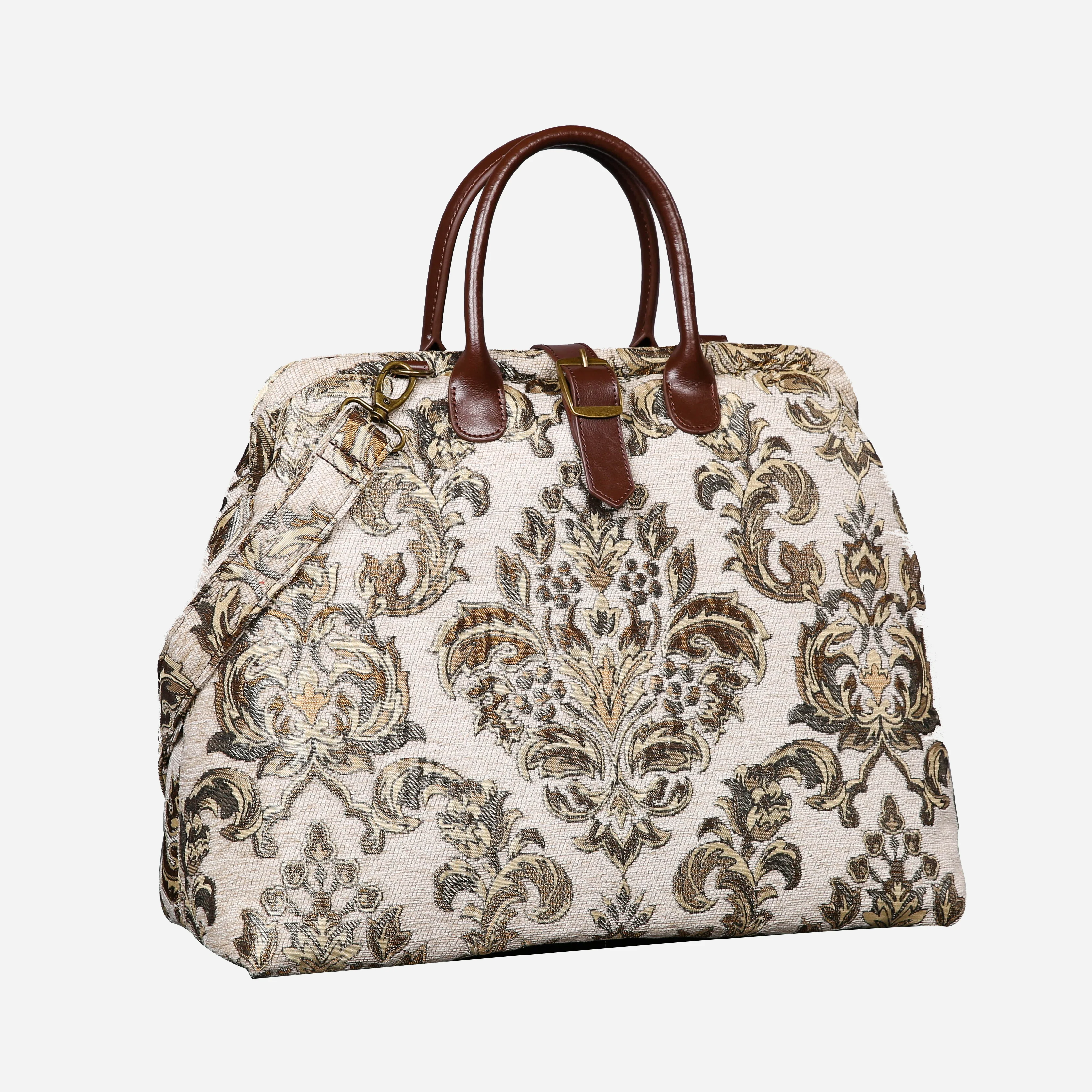Victorian Blossom Cream/Gold Mary Poppins Weekender - Image 3