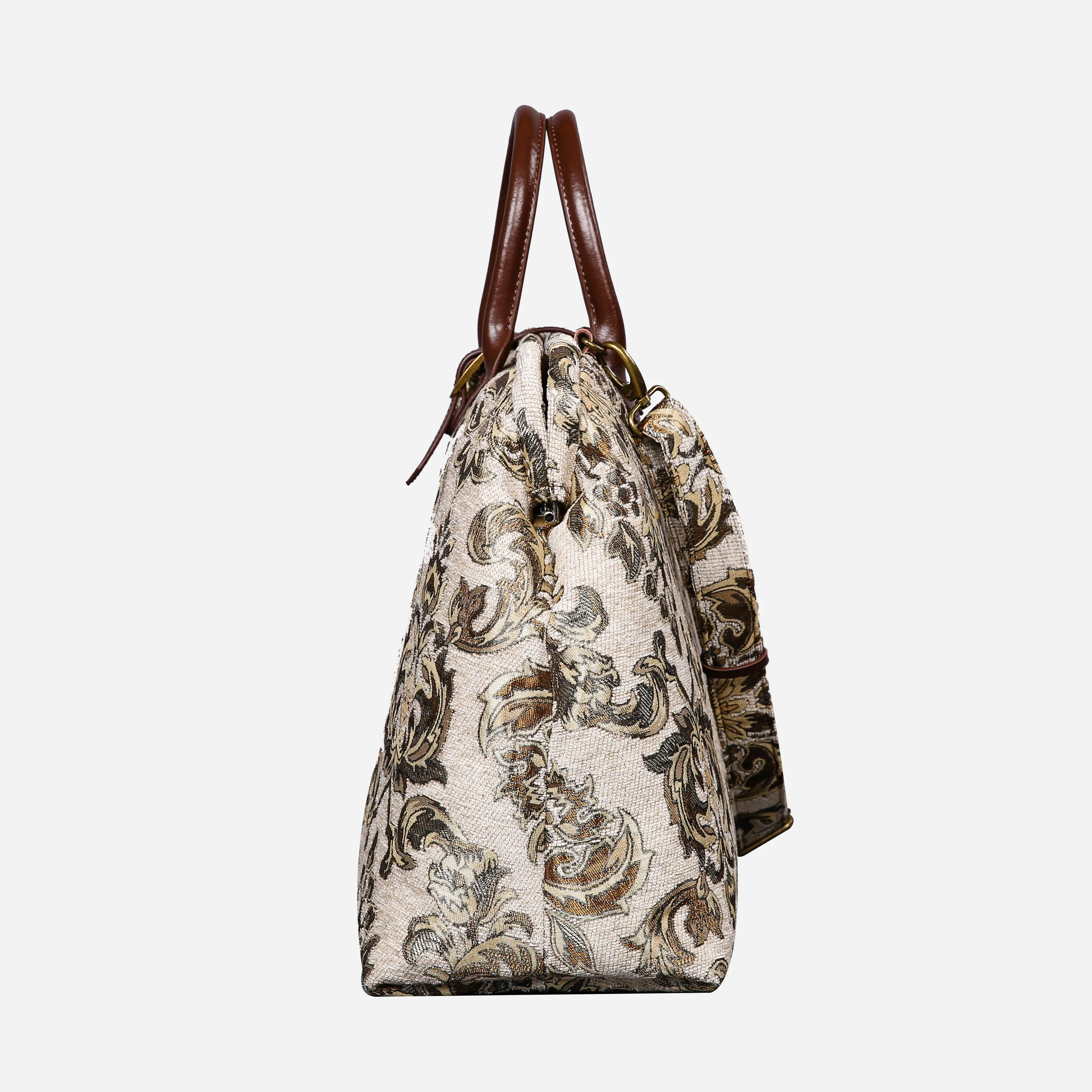 Victorian Blossom Cream/Gold Mary Poppins Weekender - Image 4