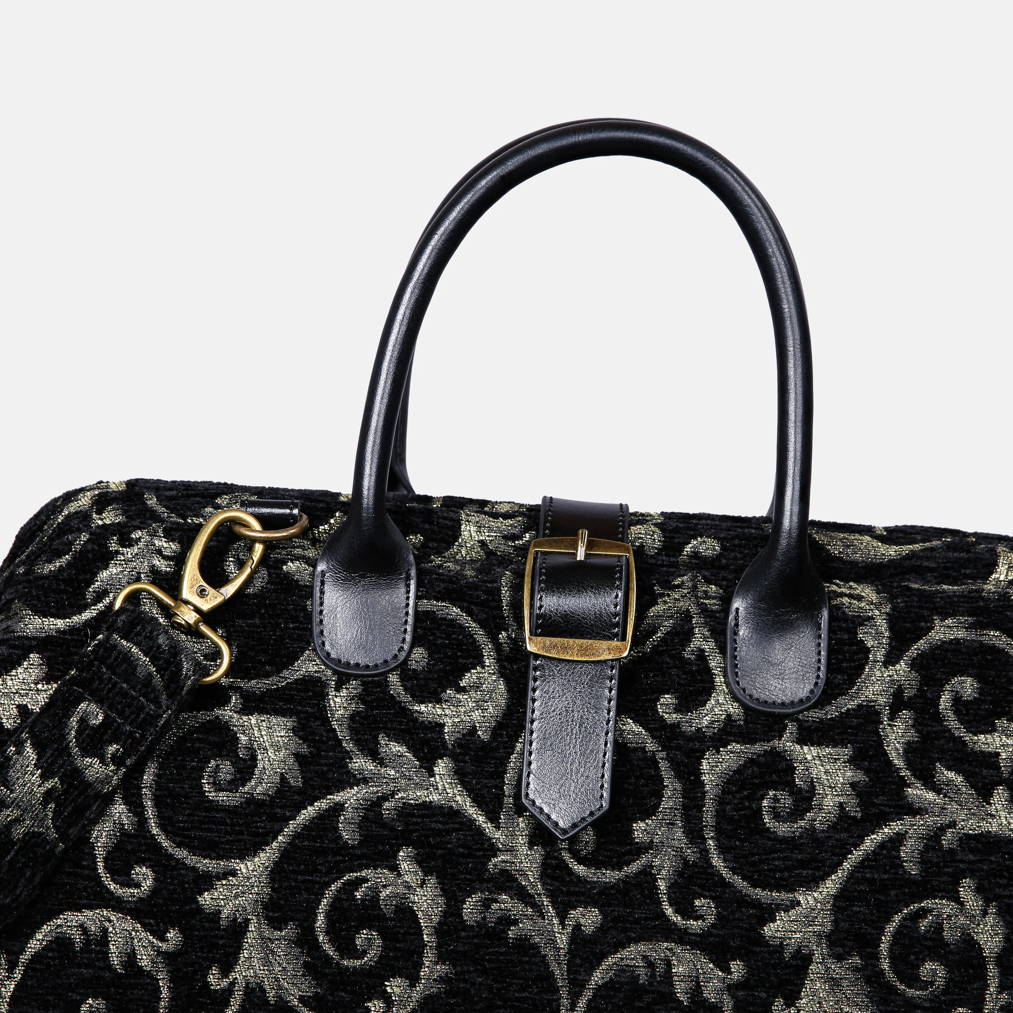 Vintage Ivy Black/Green Mary Poppins Weekender - Image 4