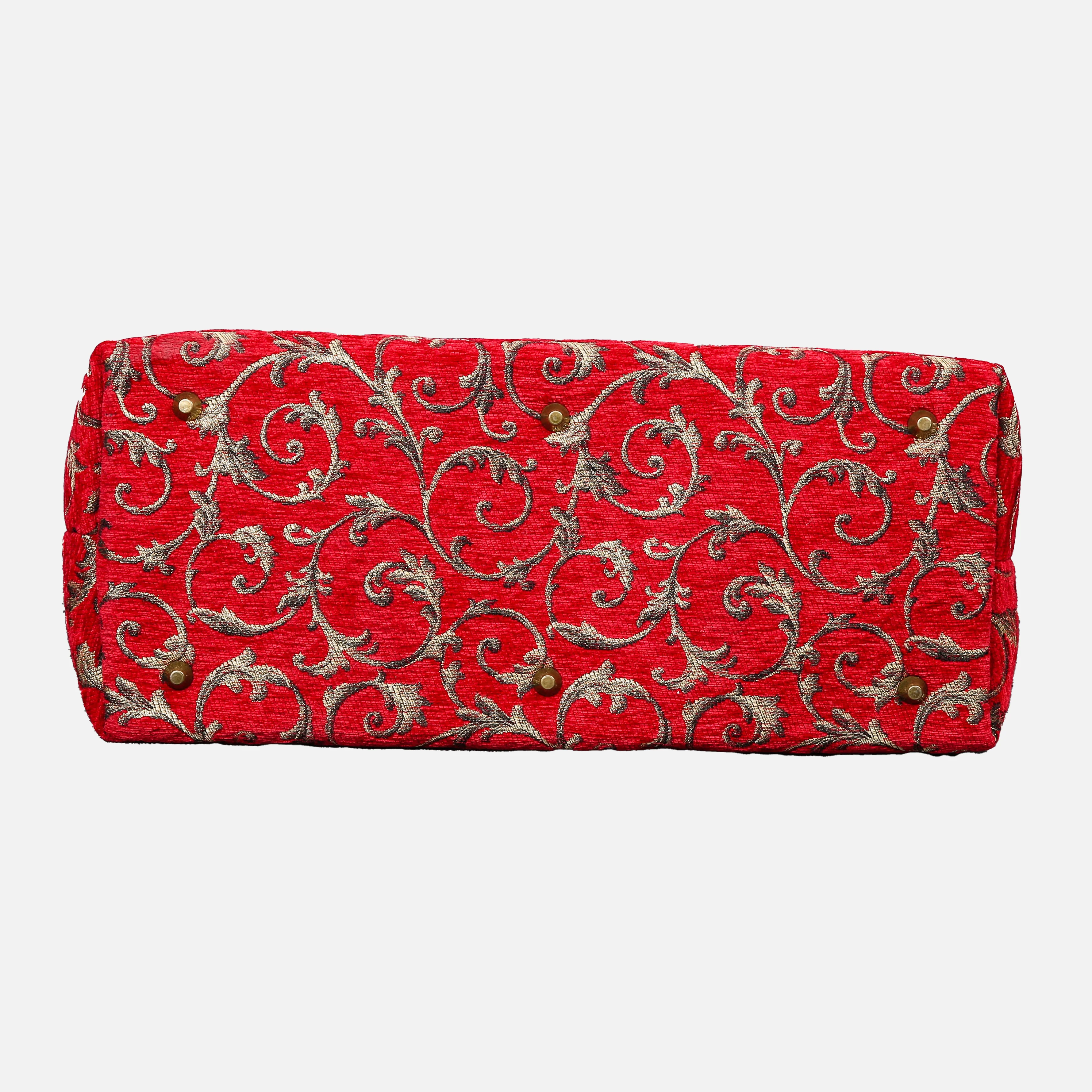 Vintage Scroll Red Mary Poppins Weekender - Image 5