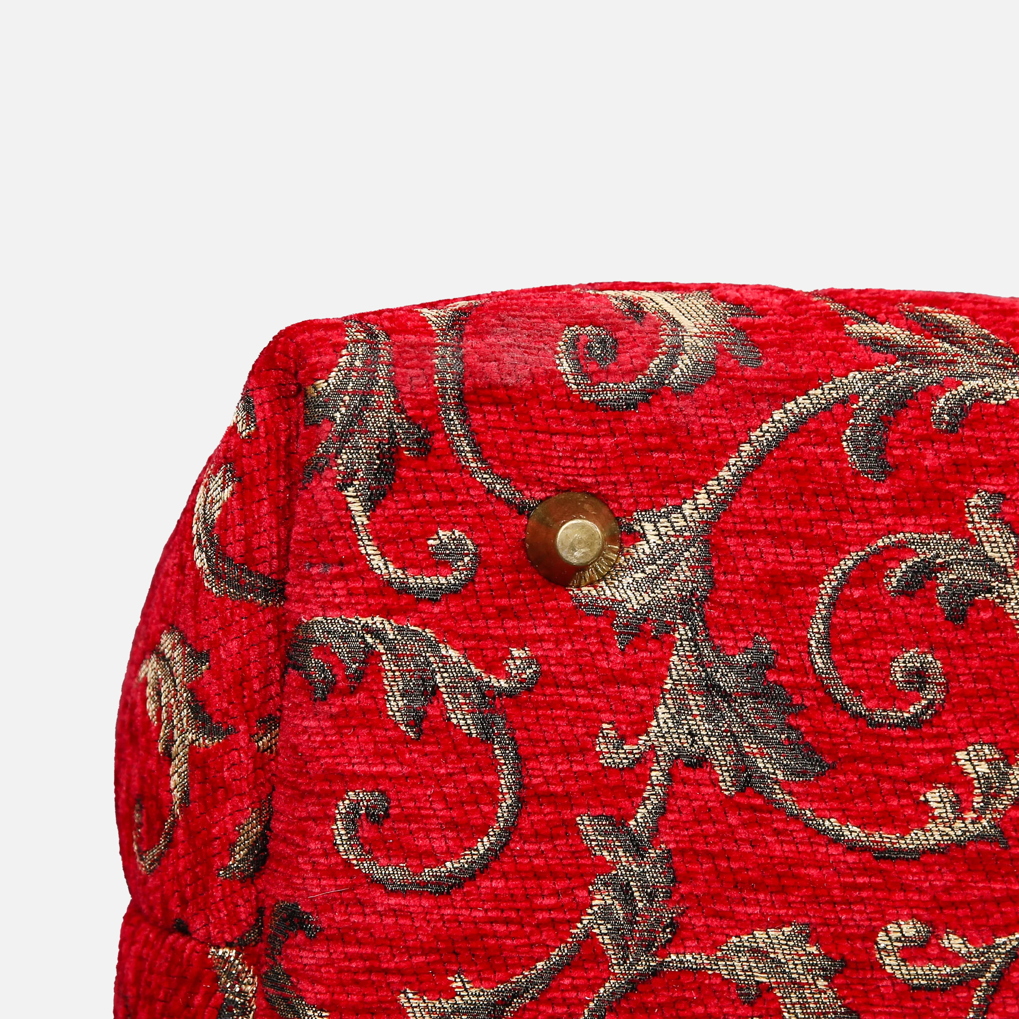 Vintage Scroll Red Mary Poppins Weekender - Image 6
