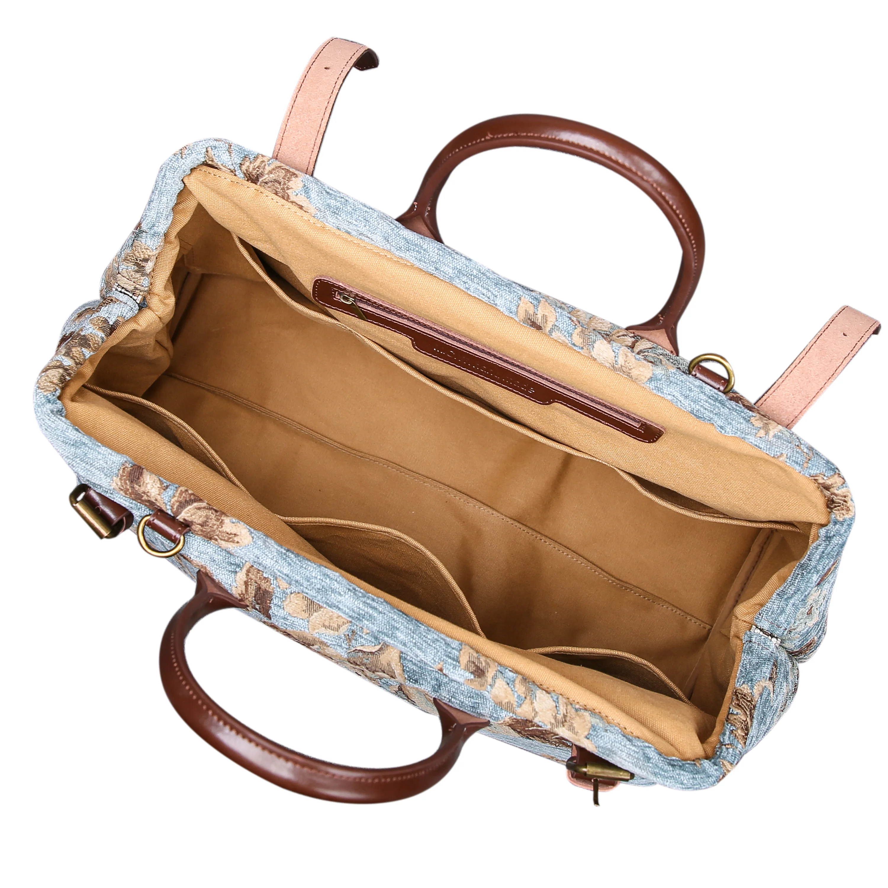 Chintz Dockside Blue Large Carpetbag - Image 4