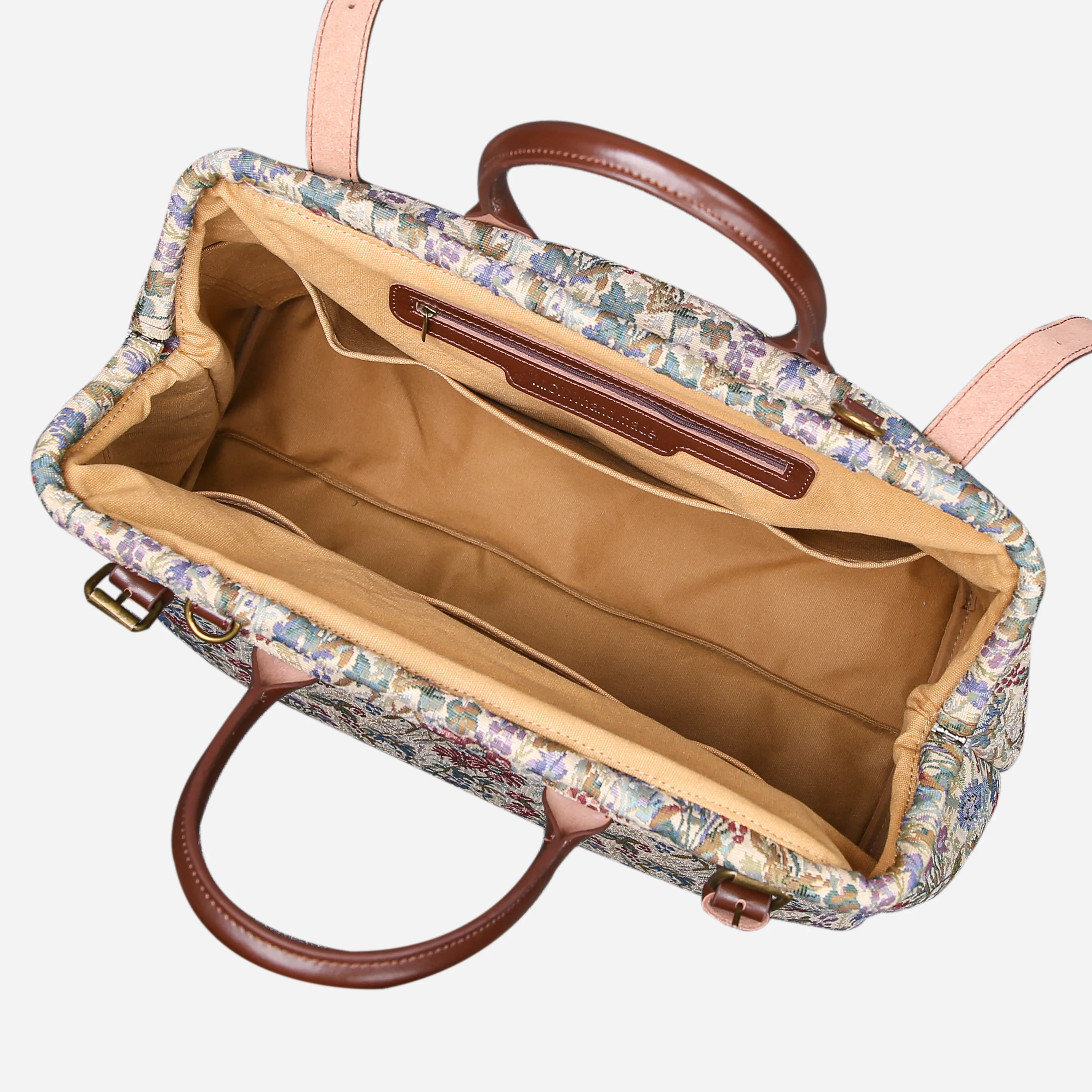 Spring Valley Mint Large Carpetbag - Image 4