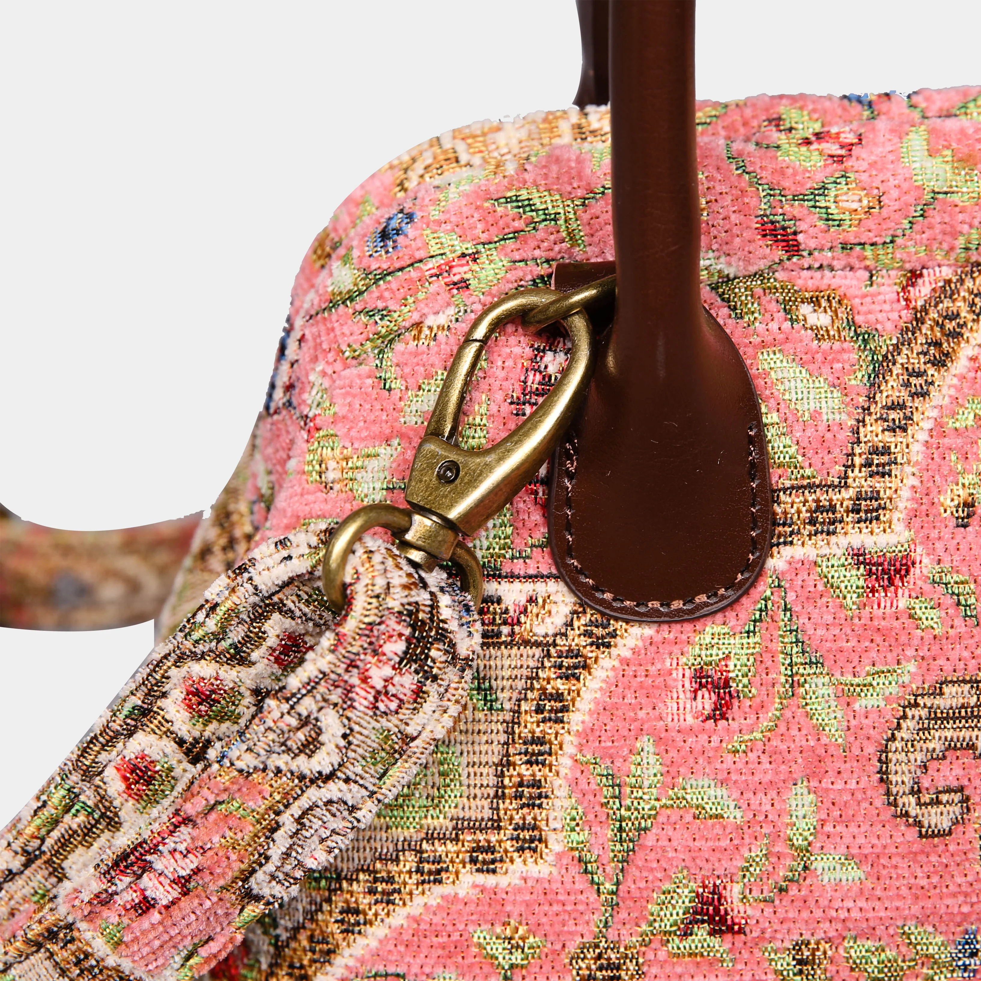 Oriental Pink Carpet Satchel - Image 5