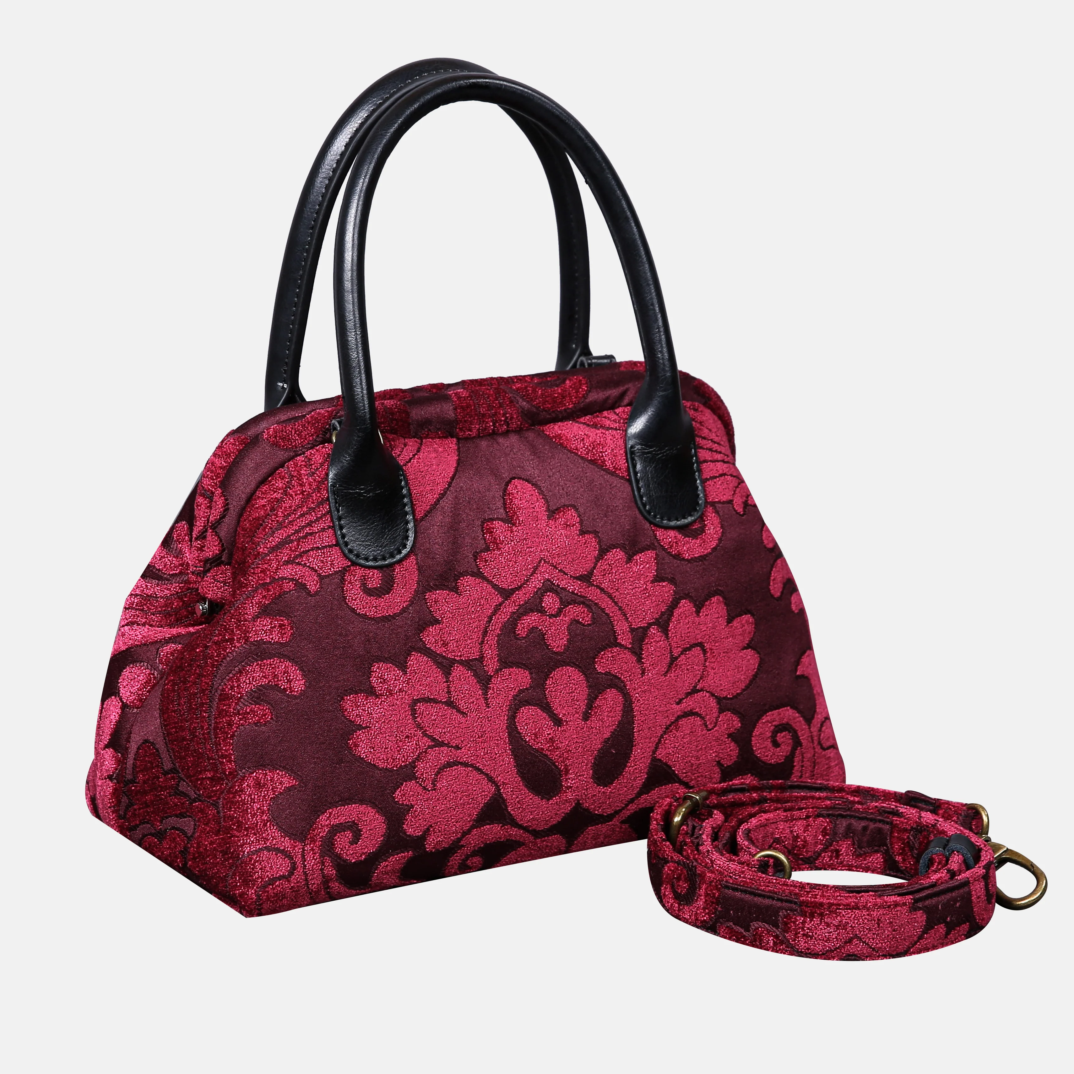 Queen Wine Carpet Satchel - Image 2