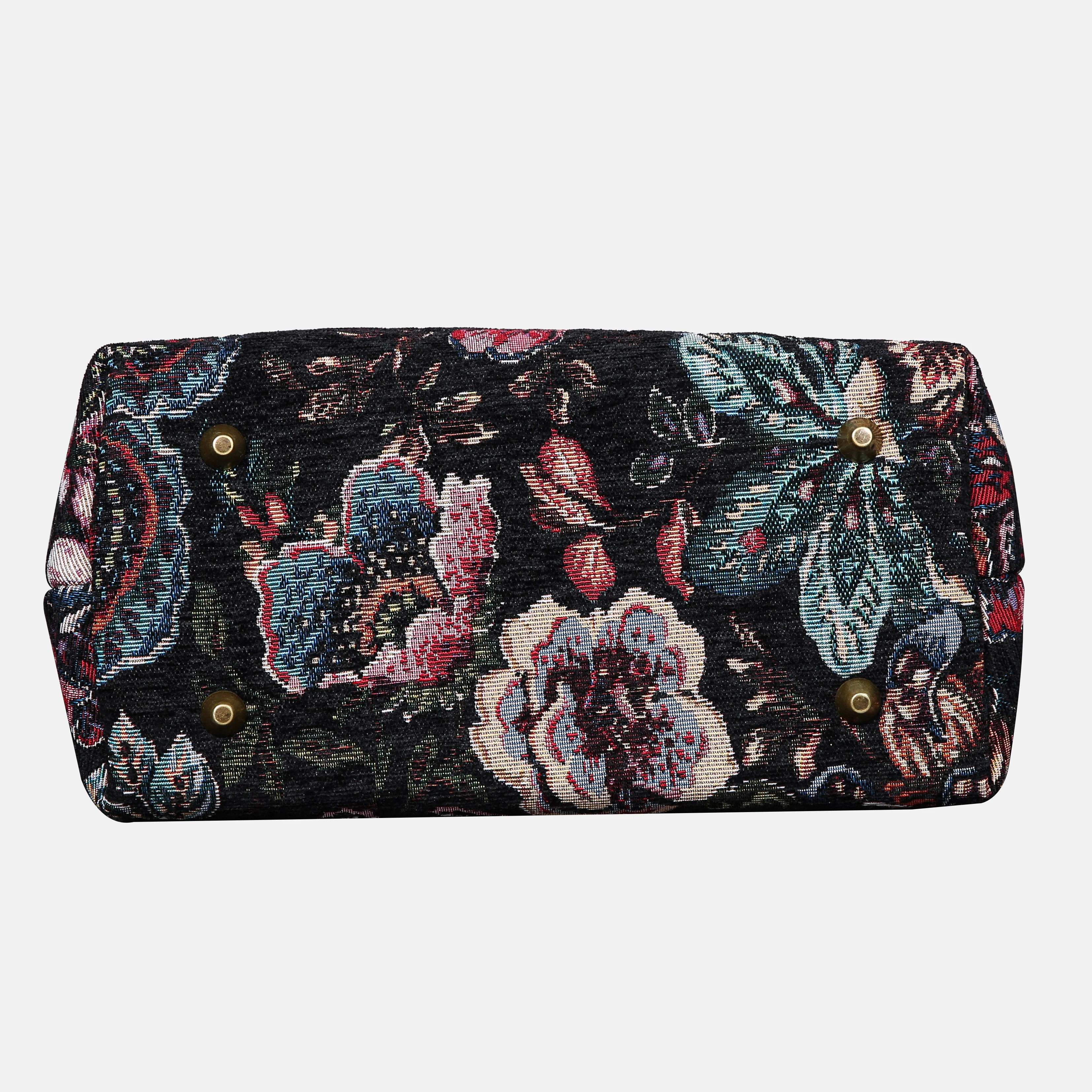Rose Garden Black Carpet Satchel - Image 5