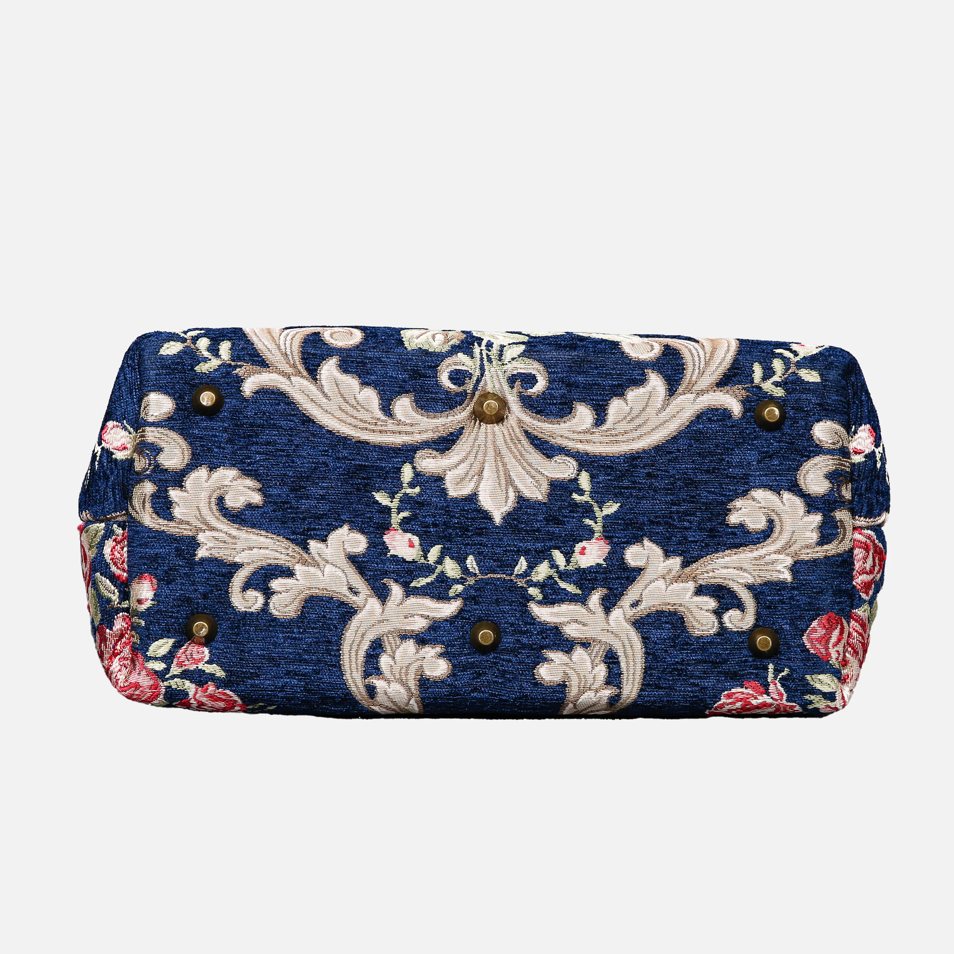 Baroque Garden Blue Carpet Handbag Purse - Image 6