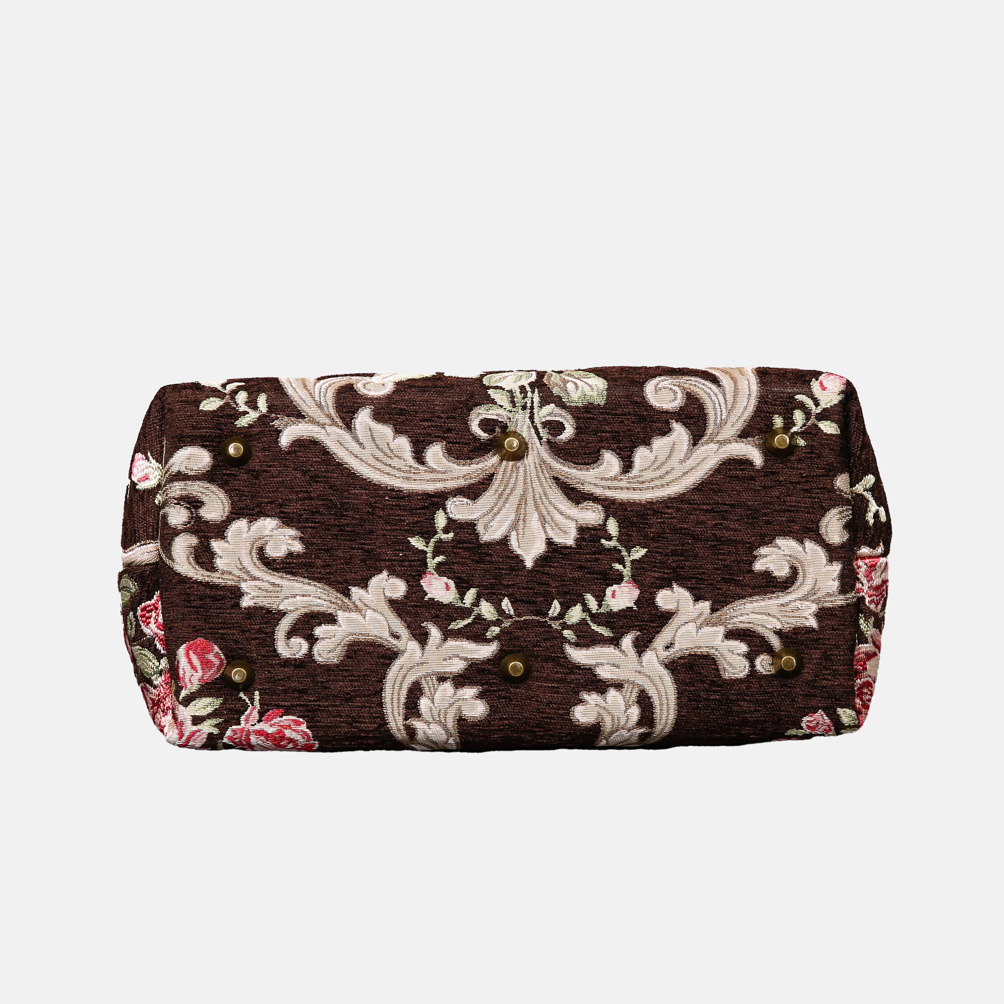 Baroque Garden Brown Carpet Handbag Purse - Image 7