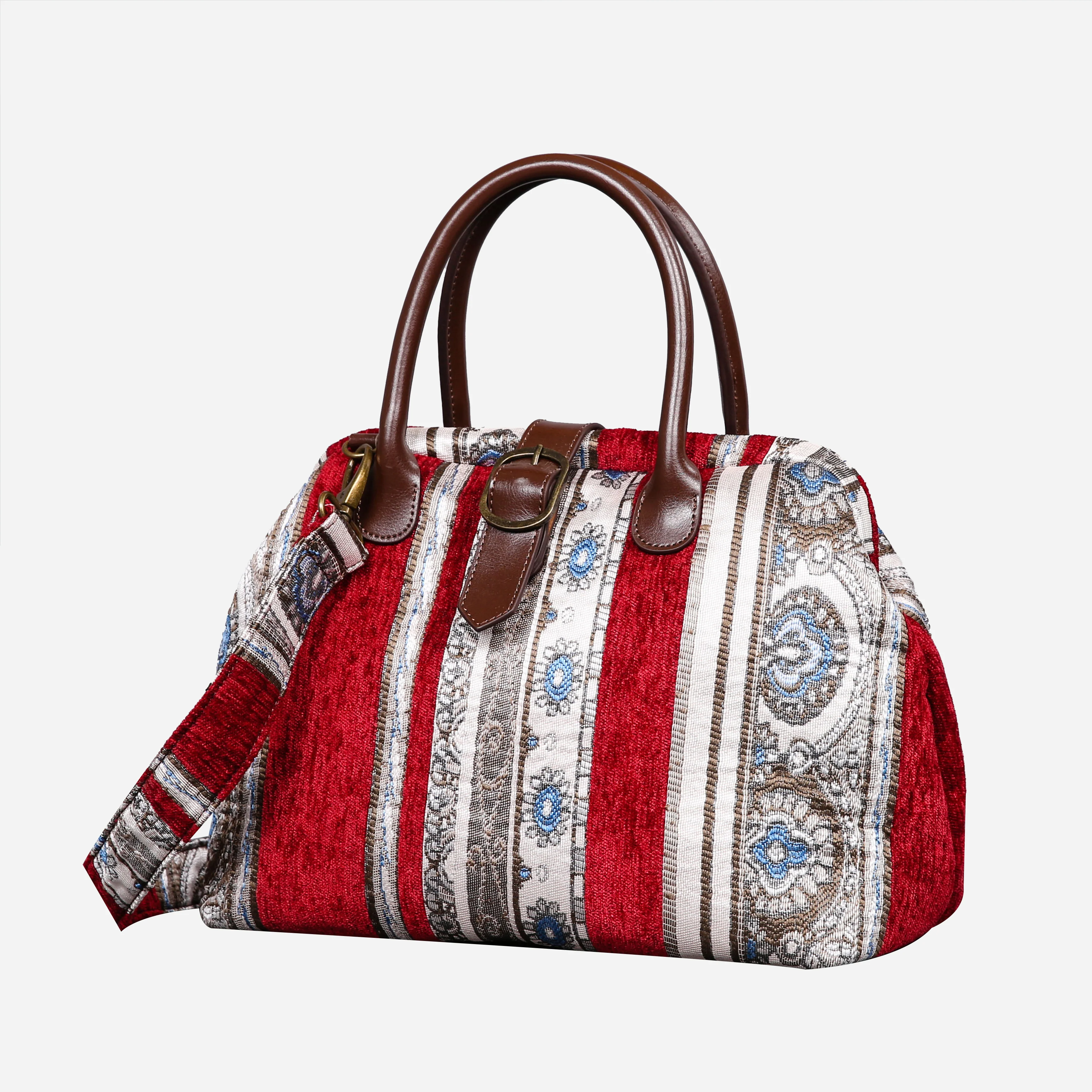 Ethnic Stripes Red Carpet Handbag Purse - Image 3
