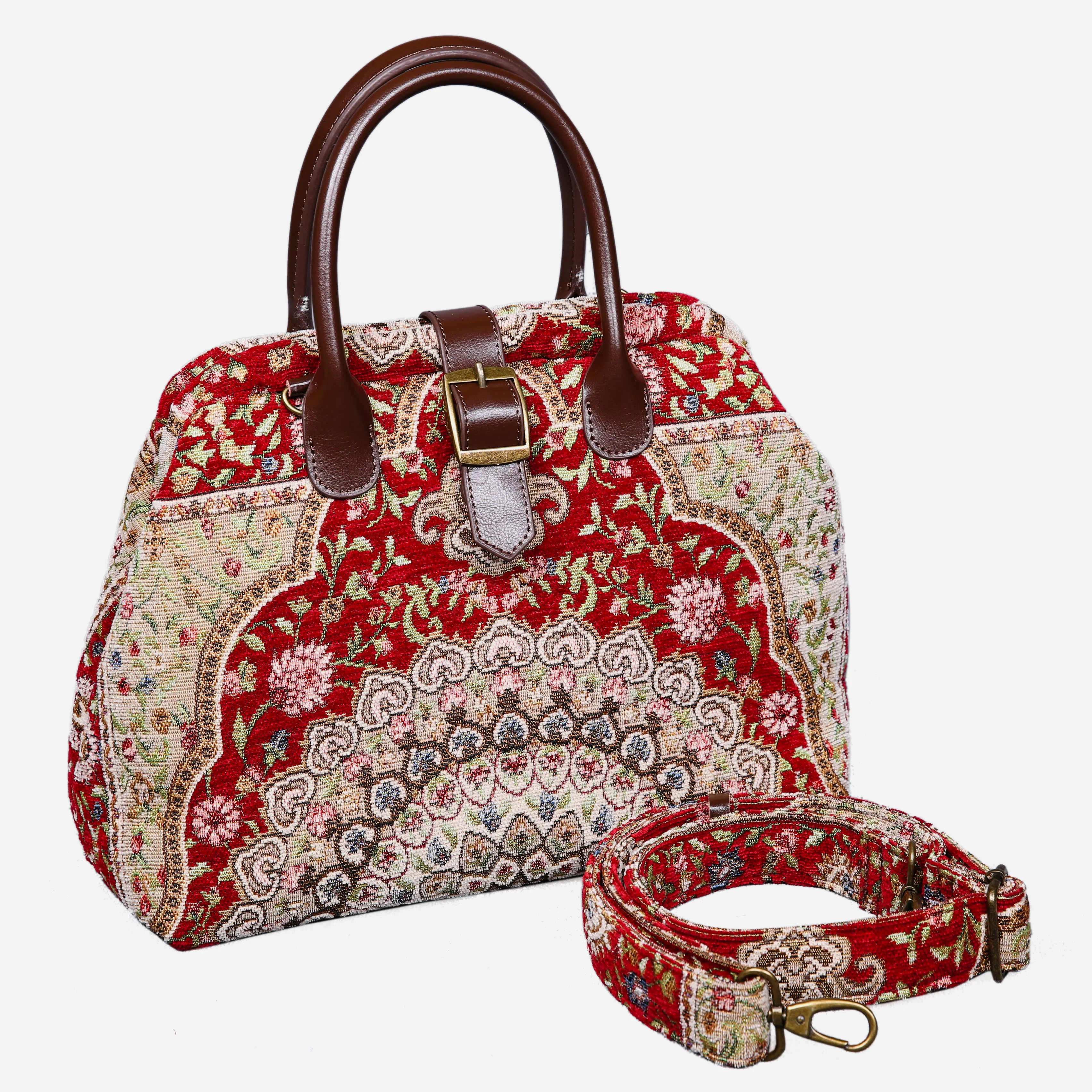 Oriental Red Carpet Handbag Purse - Image 3