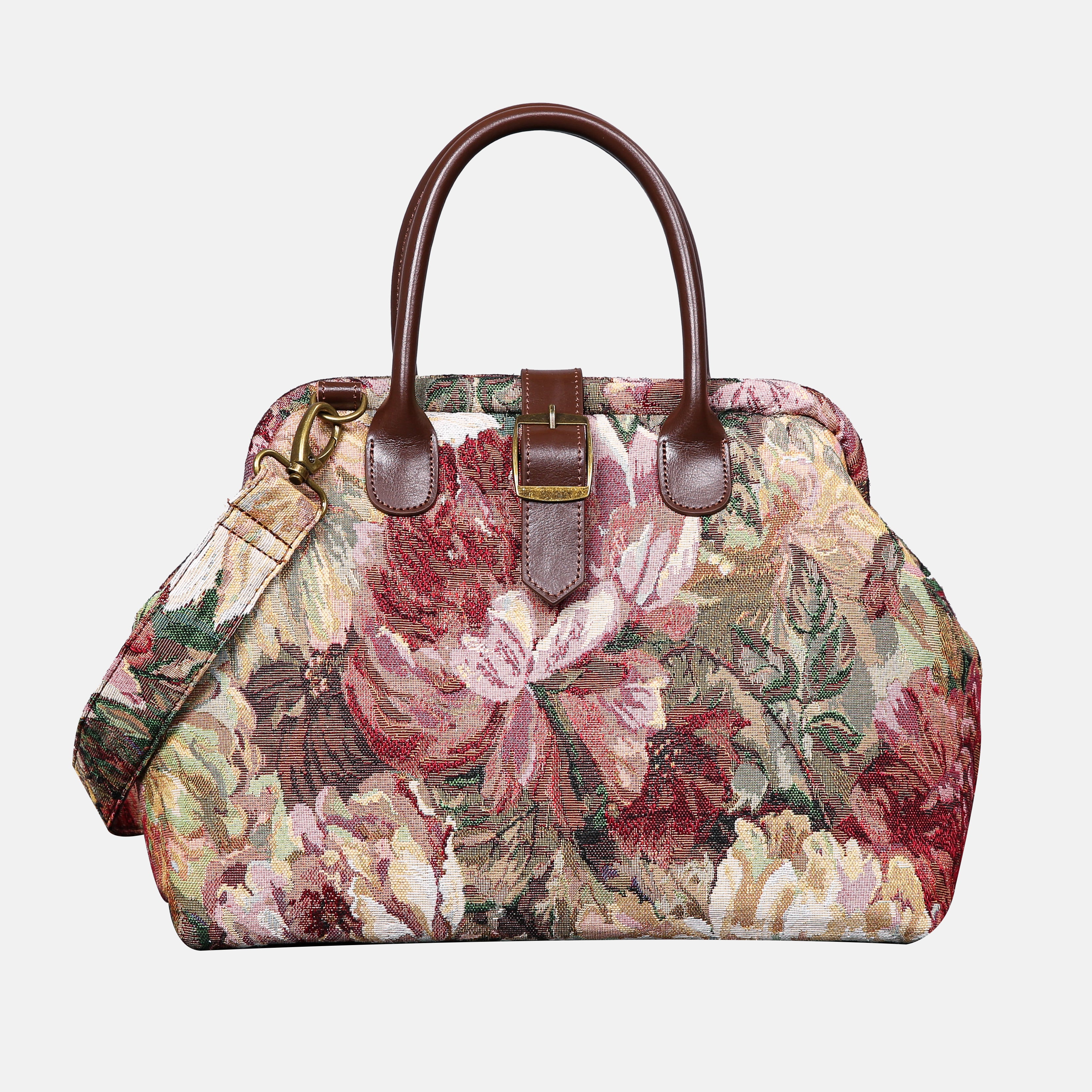 Rose Bush Carpet Handbag Purse