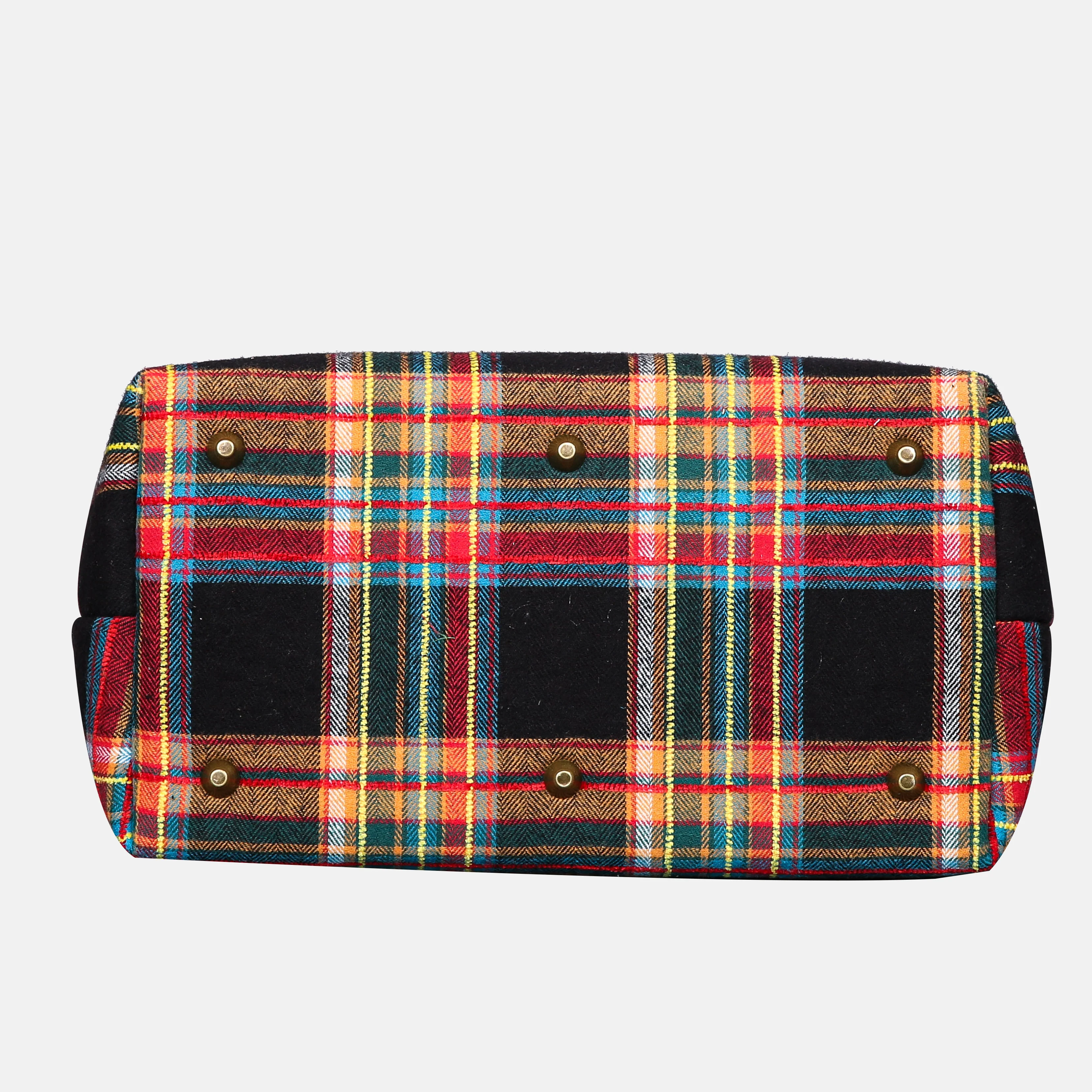 Tartan Stewart Black Carpet Handbag Purse - Image 5