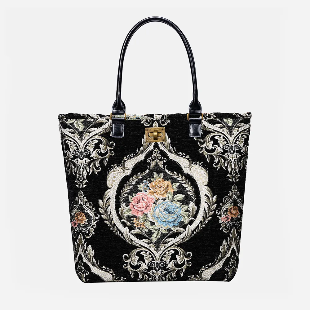Eternal Elegance Black Carpet Tote Shopper
