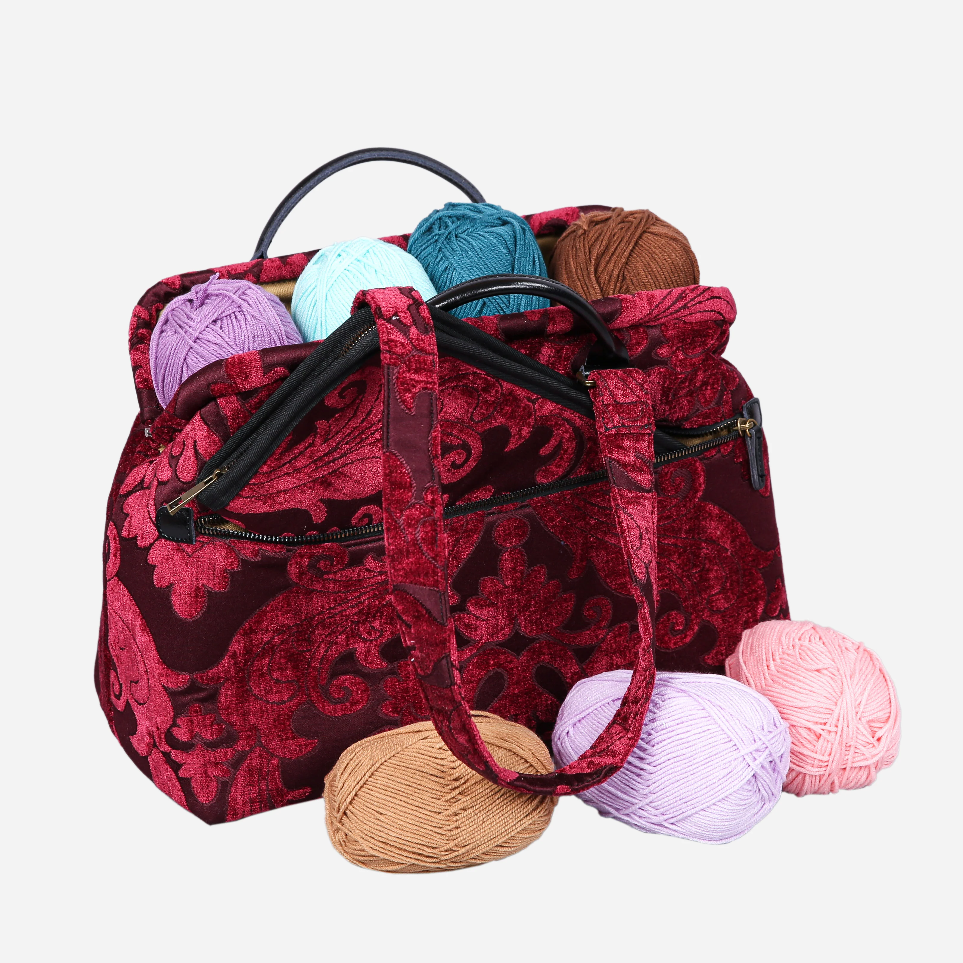 Queen Wine Knitting Project Bag - Image 5