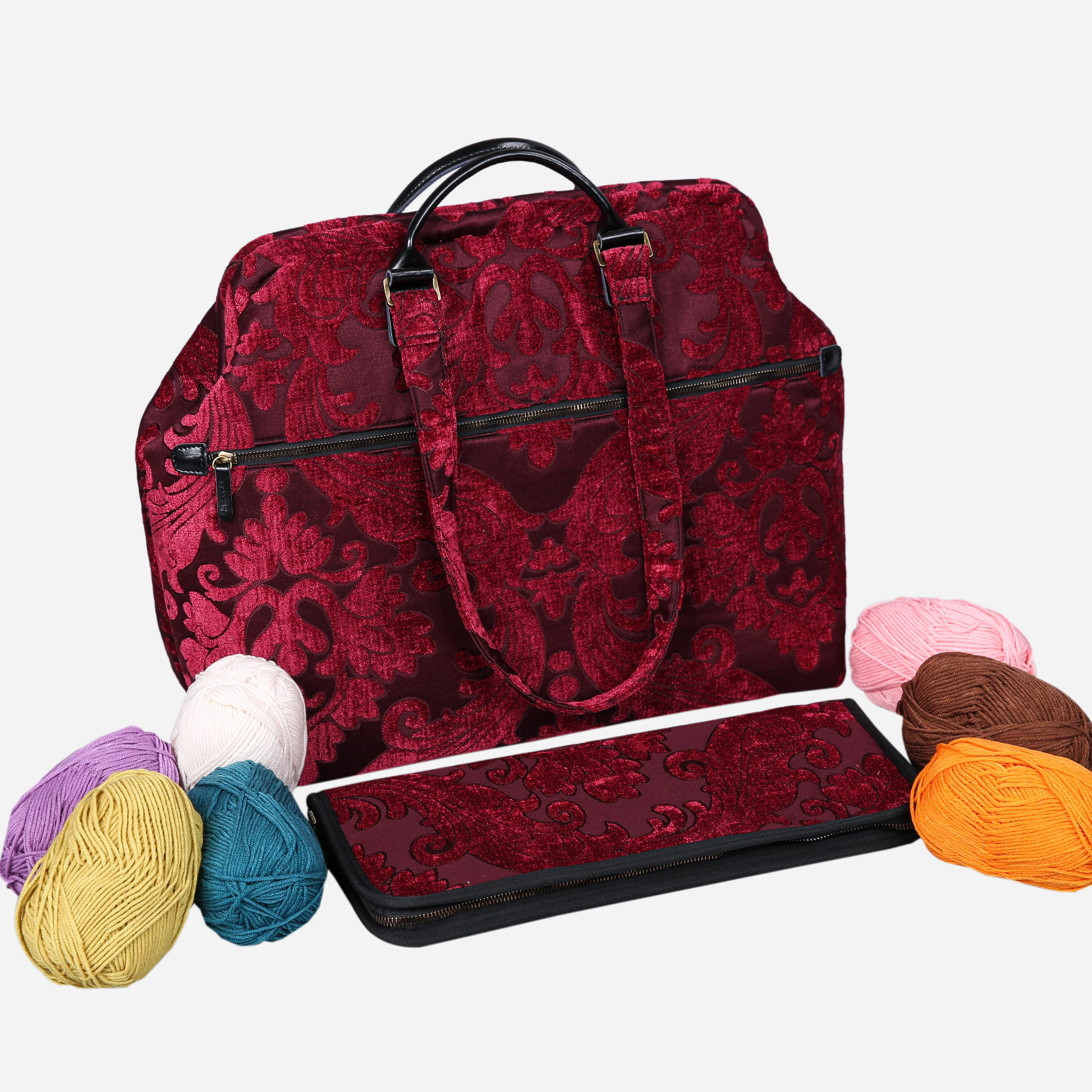 Queen Wine Knitting Project Bag - Image 6