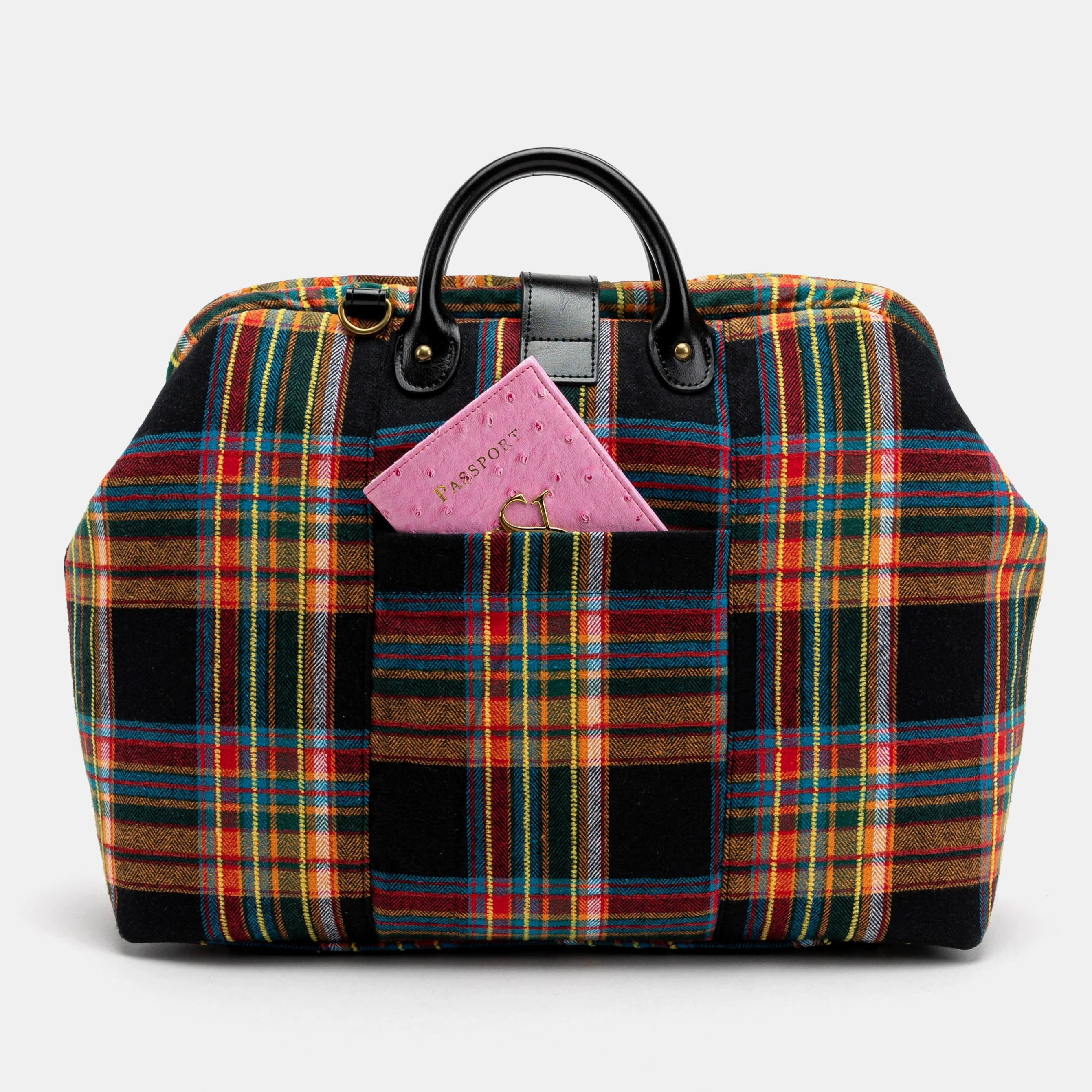 Tartan Stewart Black Laptop Work Bag - Image 5