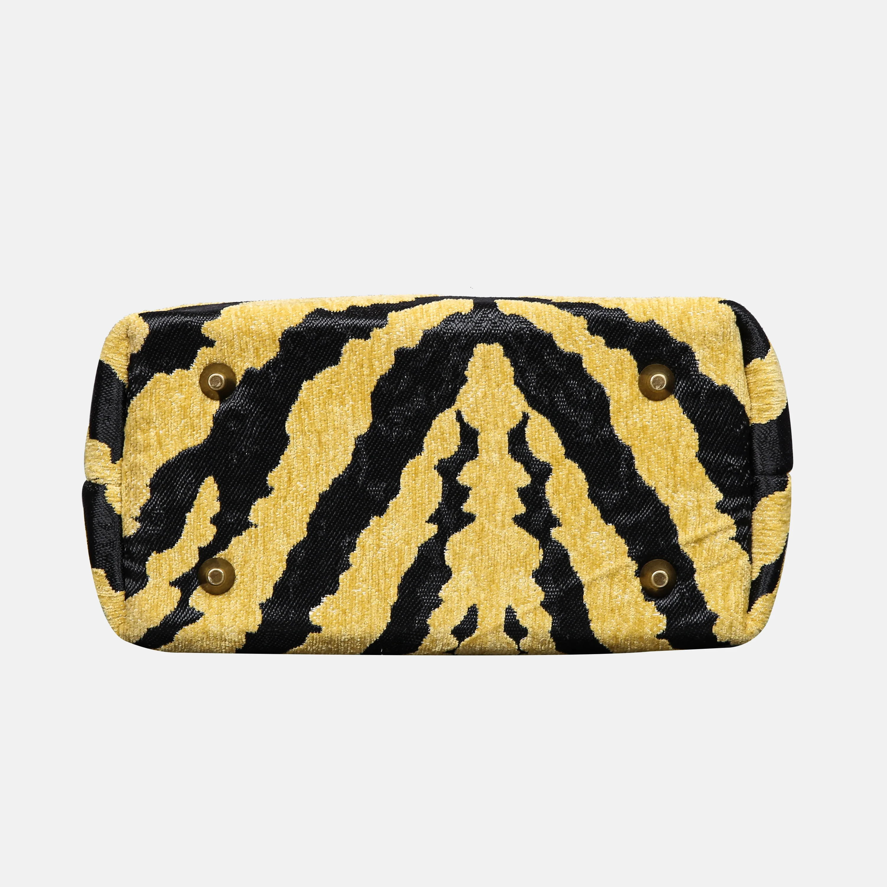 Tiger Stripe Tuck Lock Carpet Satchel - Image 5