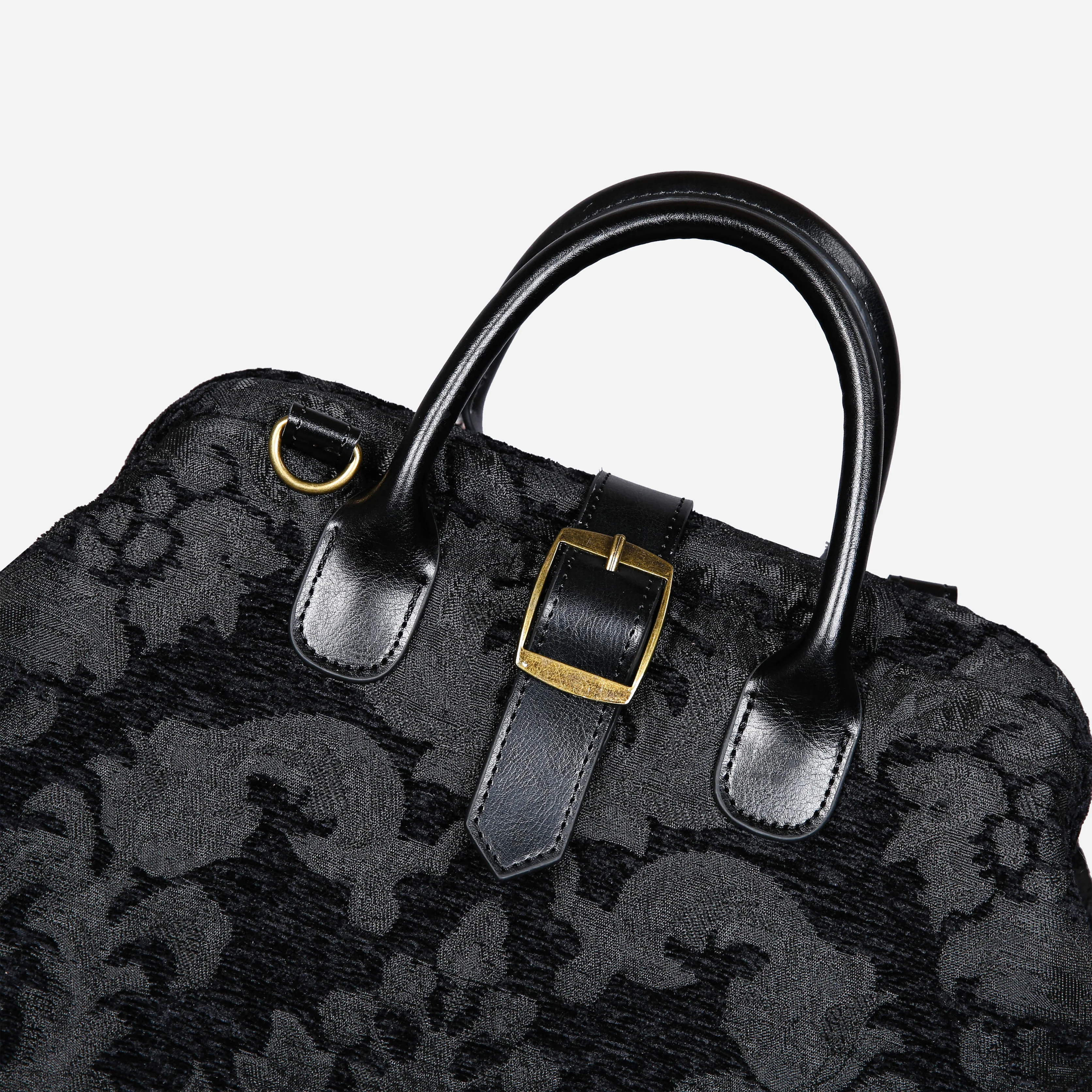 Victorian Blossom Black/Black Carpet Laptop Backpack - Image 5