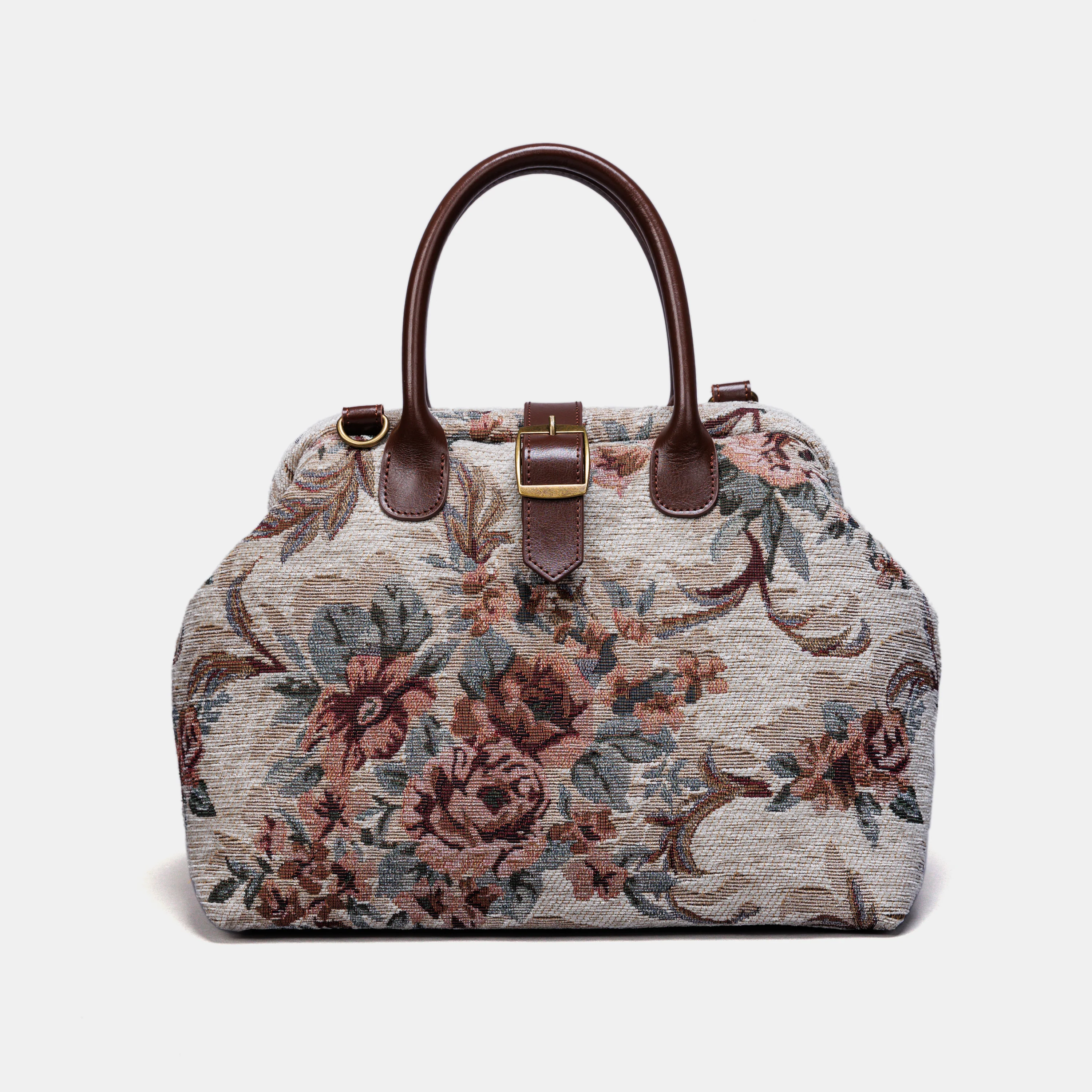 Victorian Retro Rose Carpet Handbag Purse