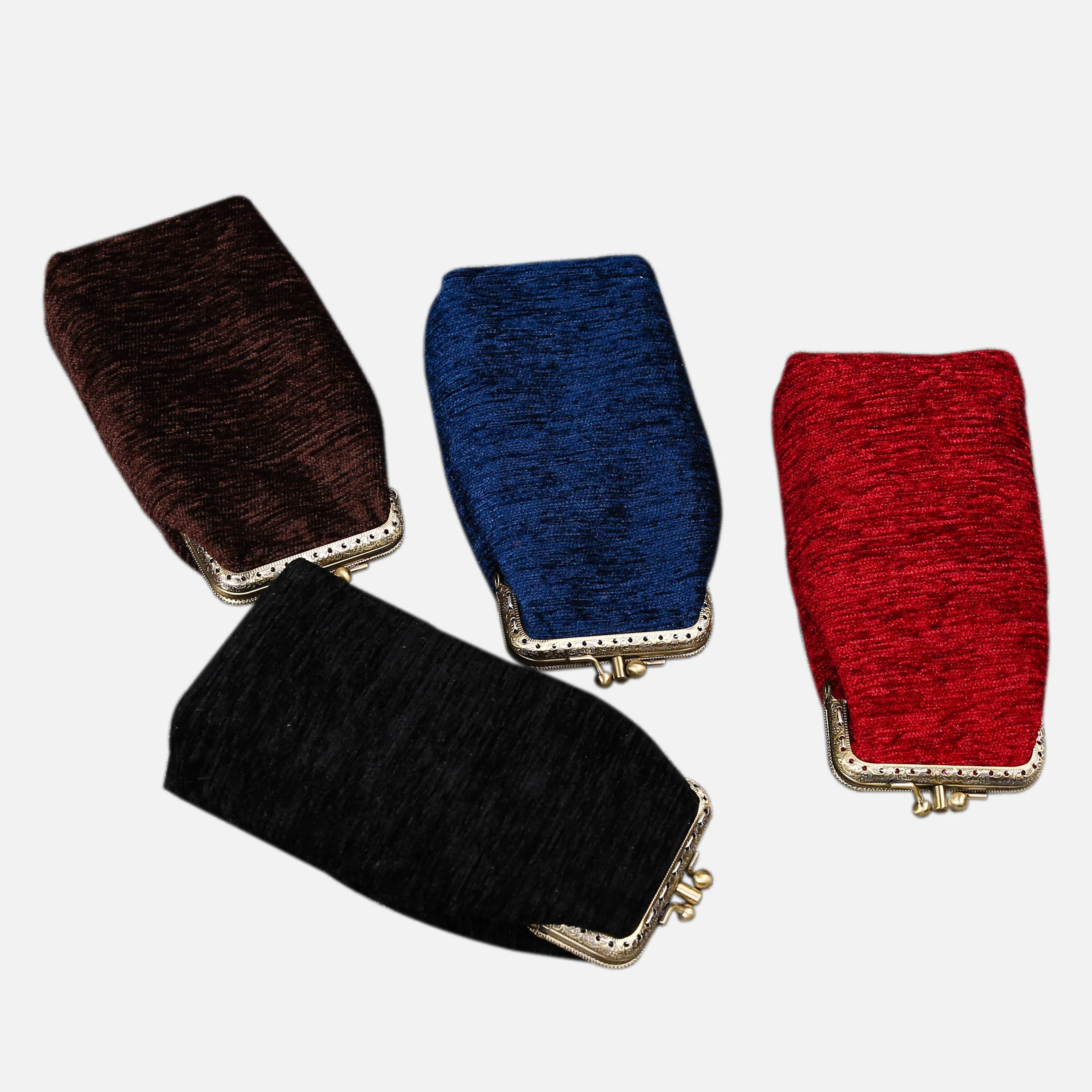 Solid Color Series Carpet Eyeglasses Case - Image 6