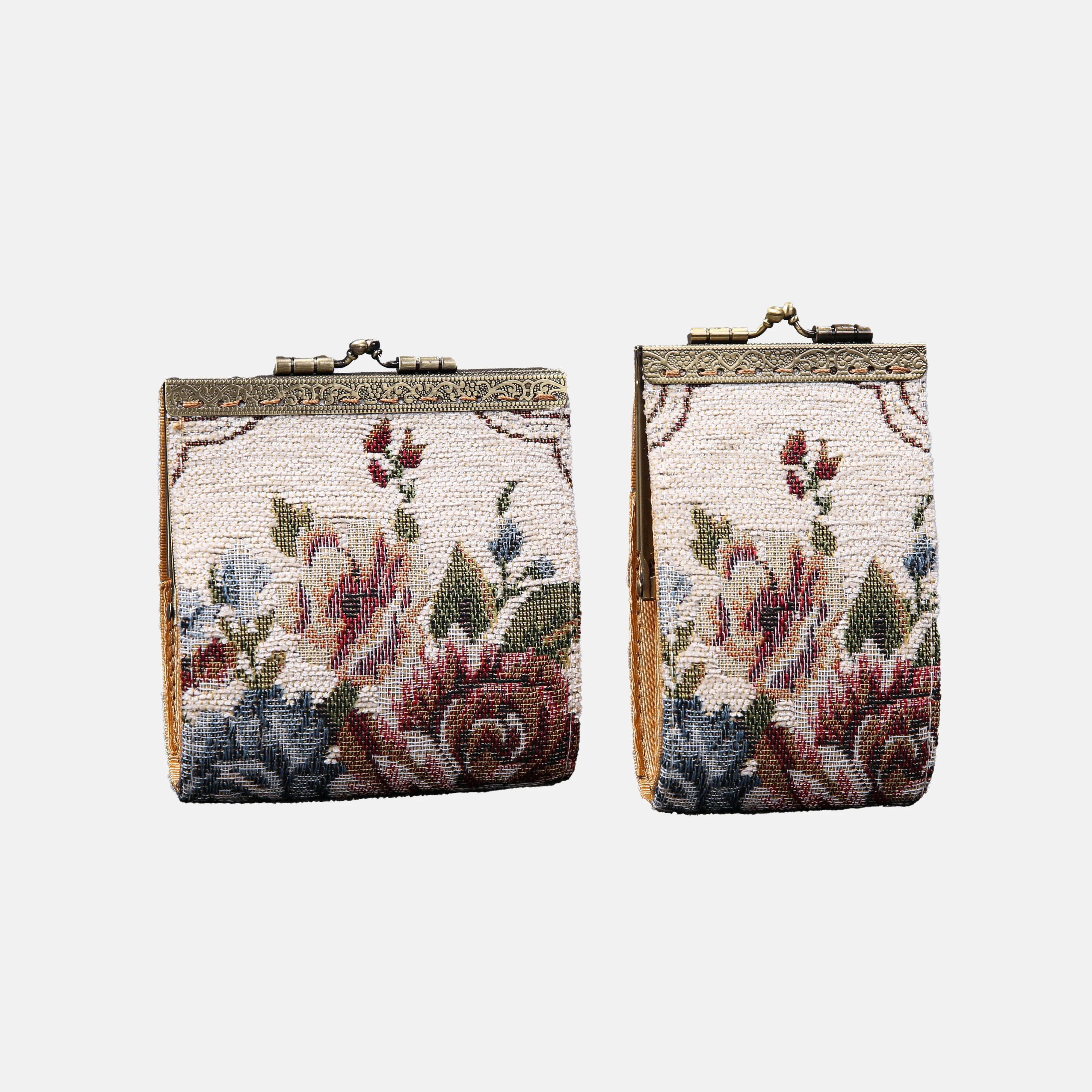 Floral Cream Card Wallet