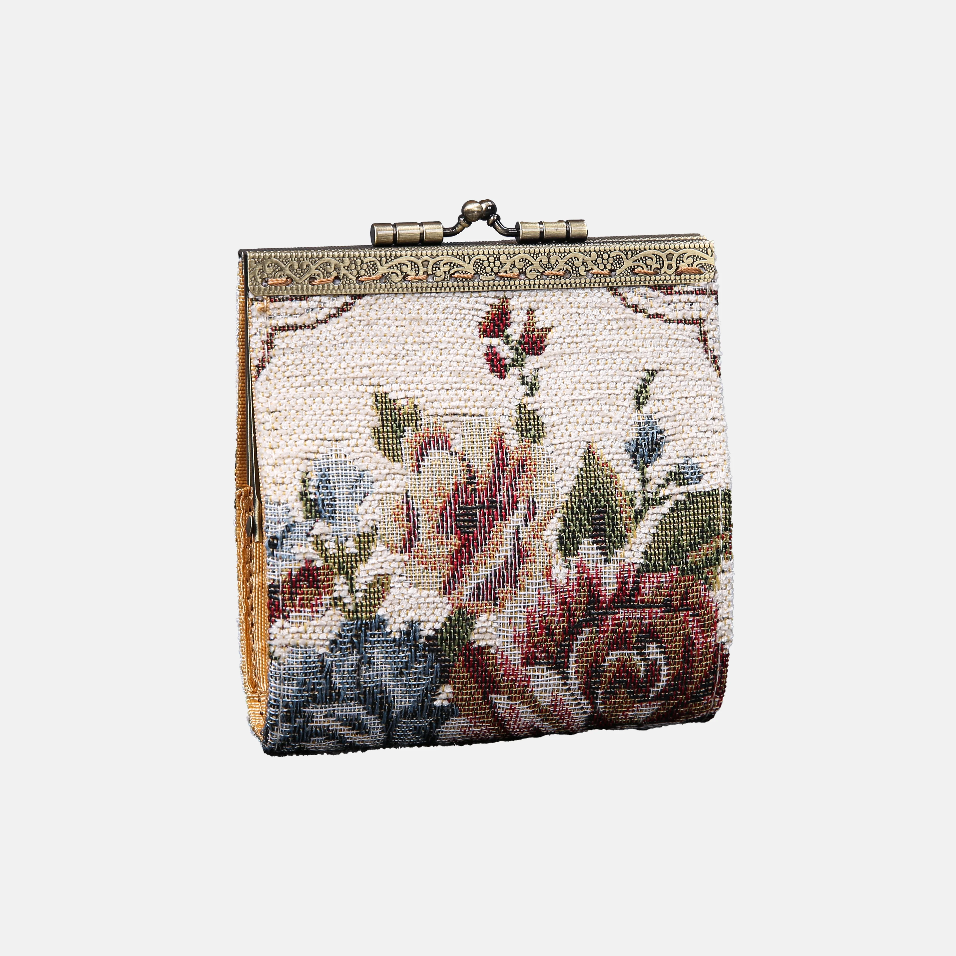 Floral Cream Card Wallet - Image 3