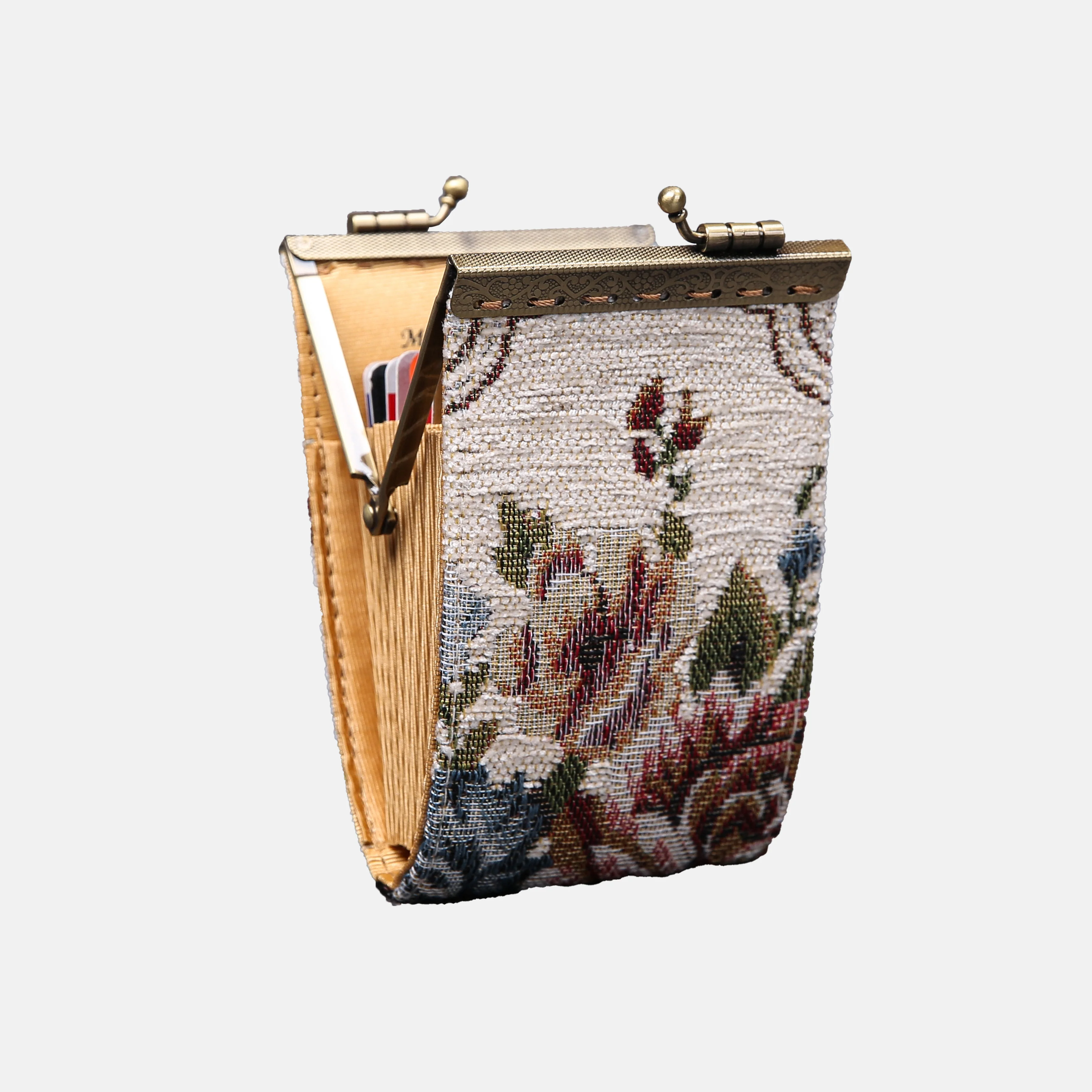 Floral Cream Card Wallet - Image 5