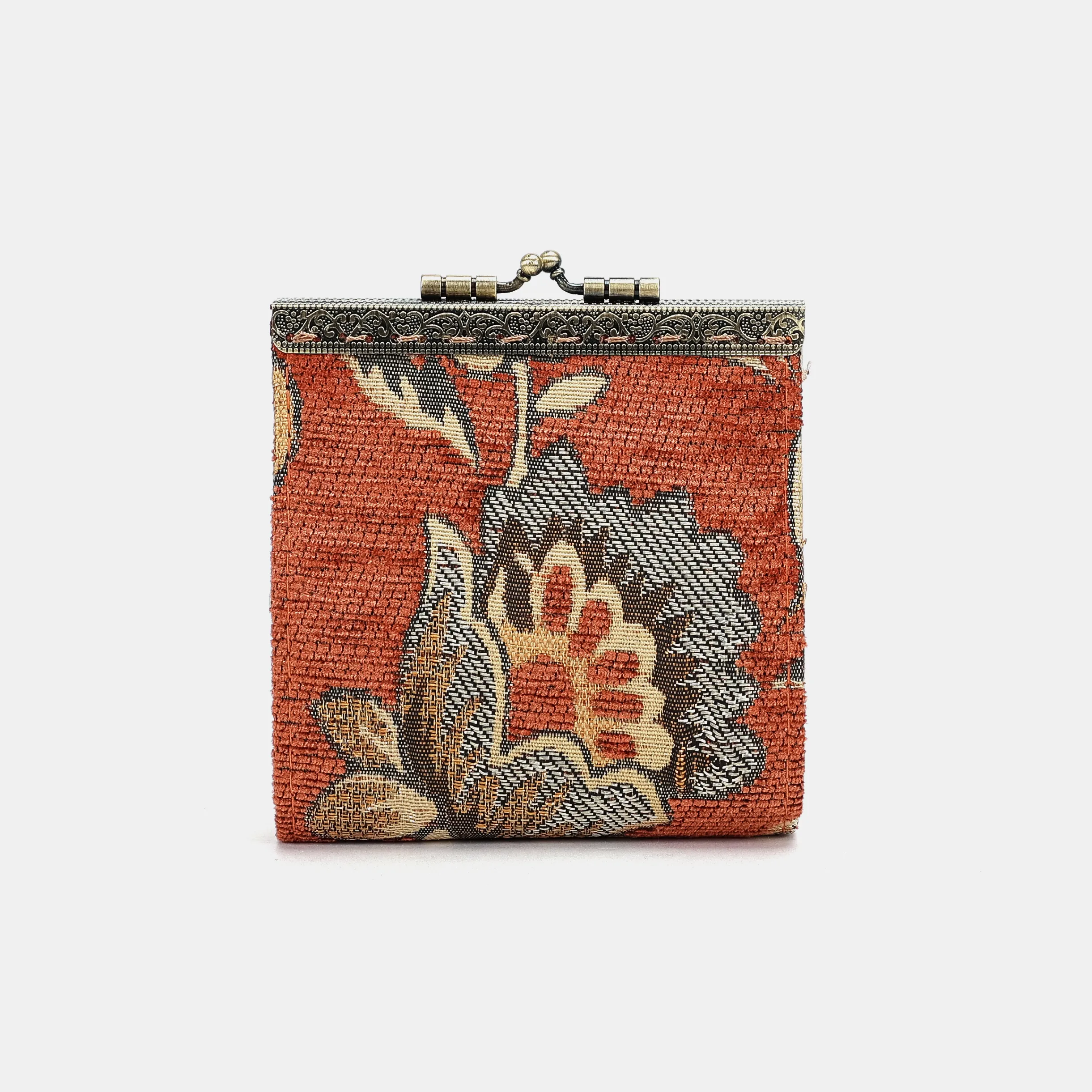 Paisley Orange Card Wallet - Image 6