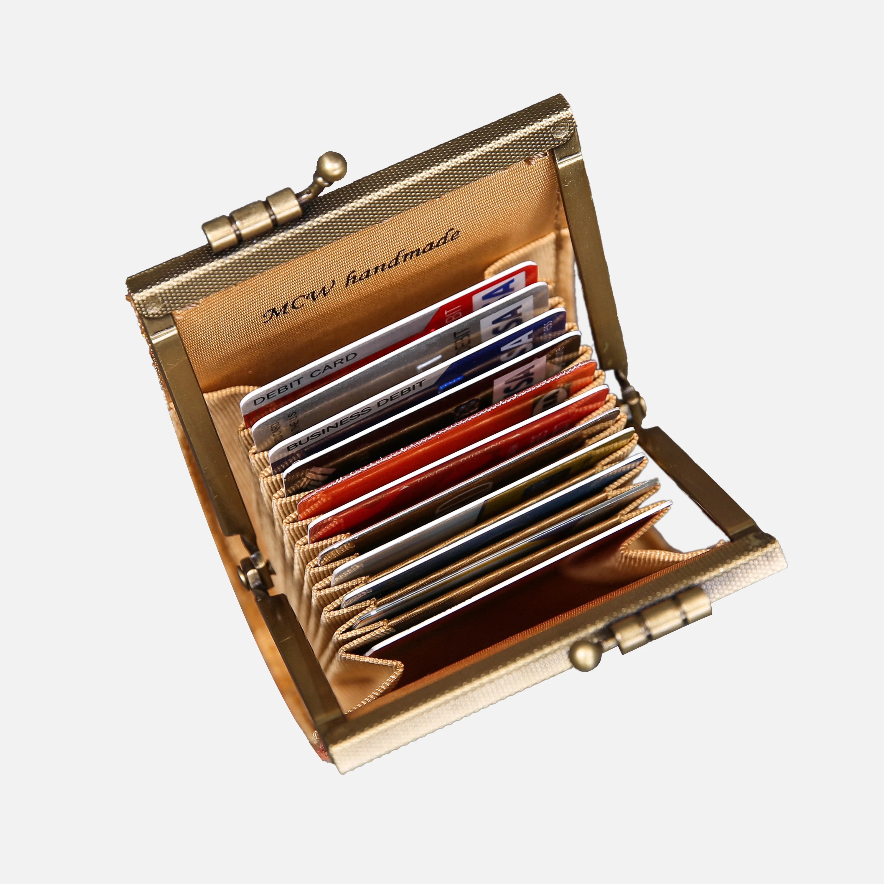 Paisley Orange Card Wallet - Image 8
