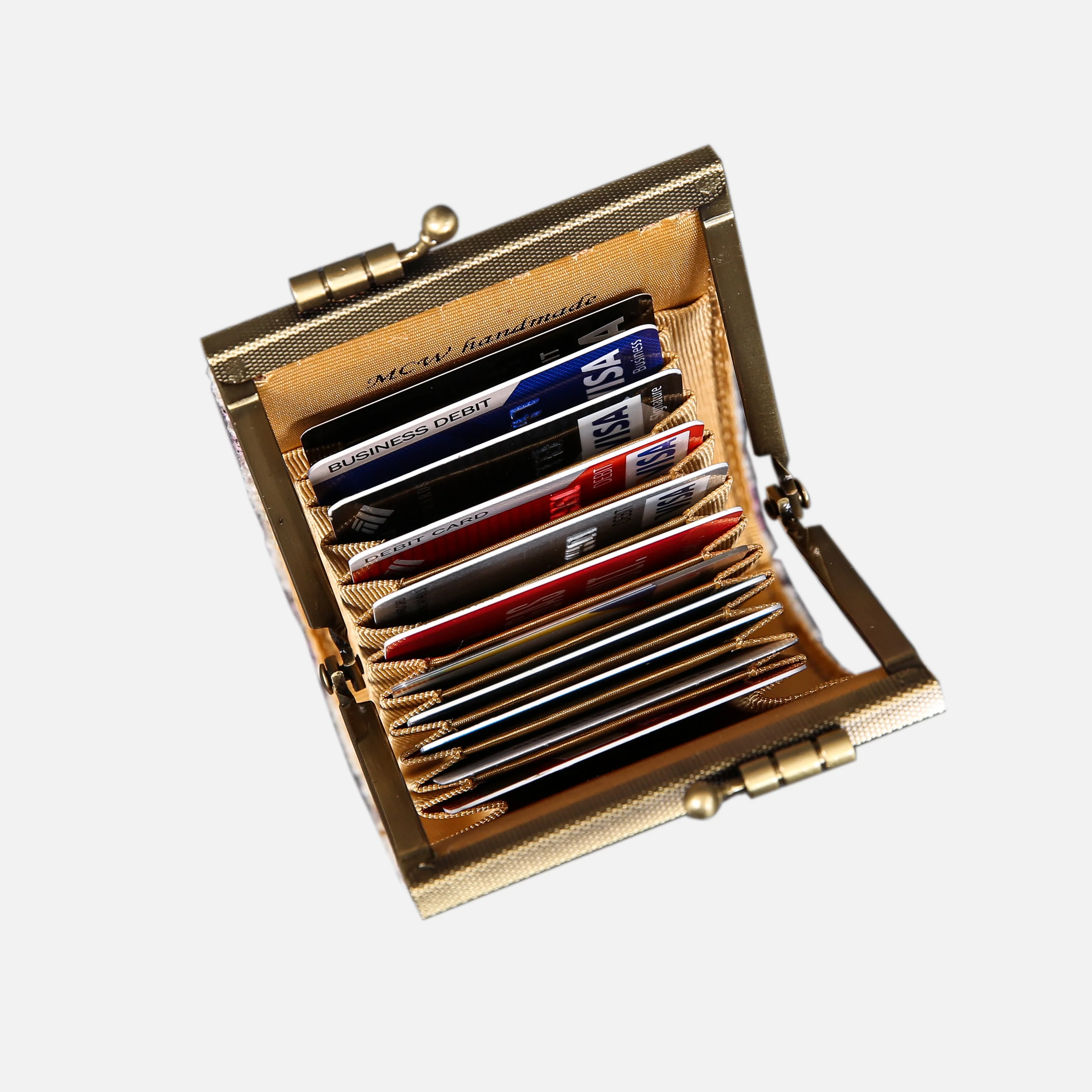 Traditional Cream Card Wallet - Image 6