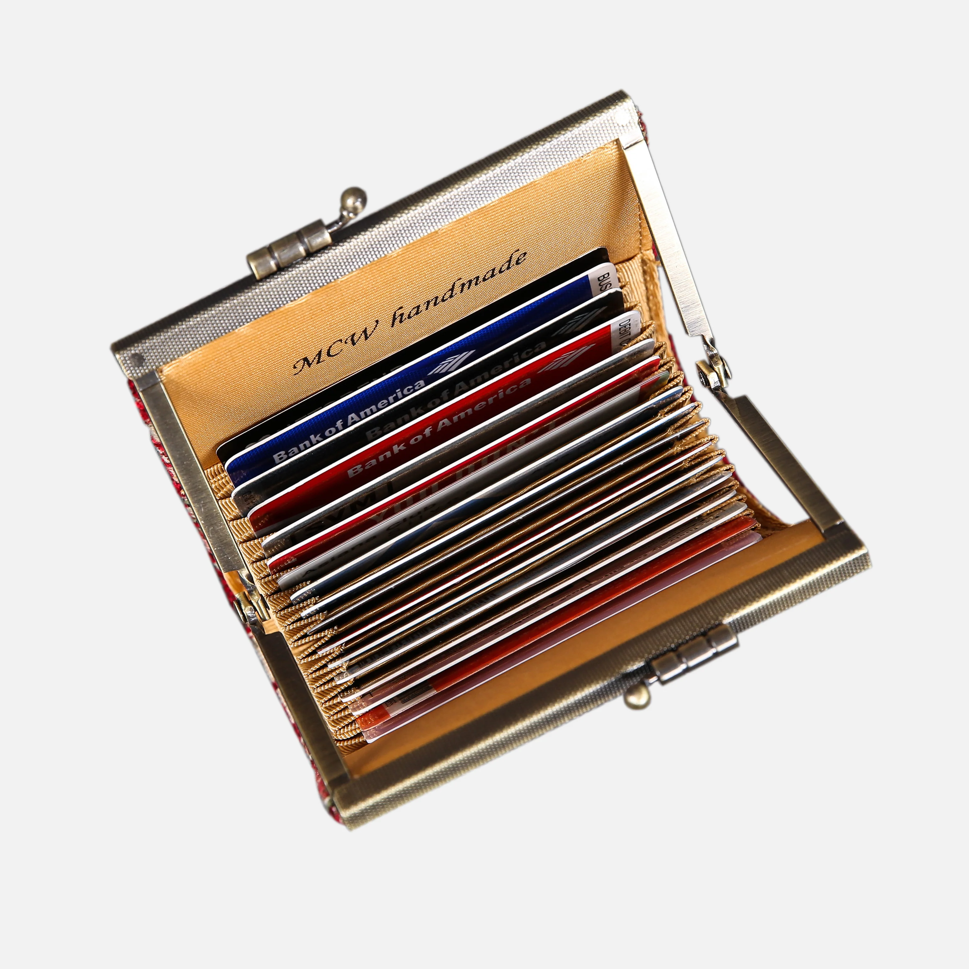 Traditional Red Card Wallet - Image 5